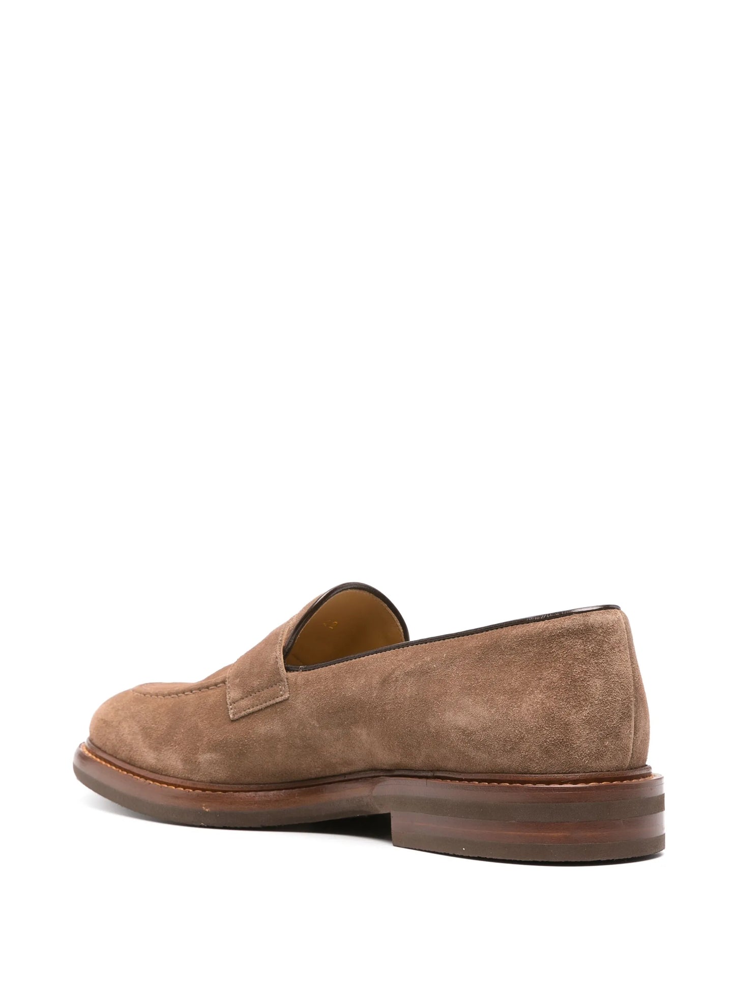 suede penny loafers