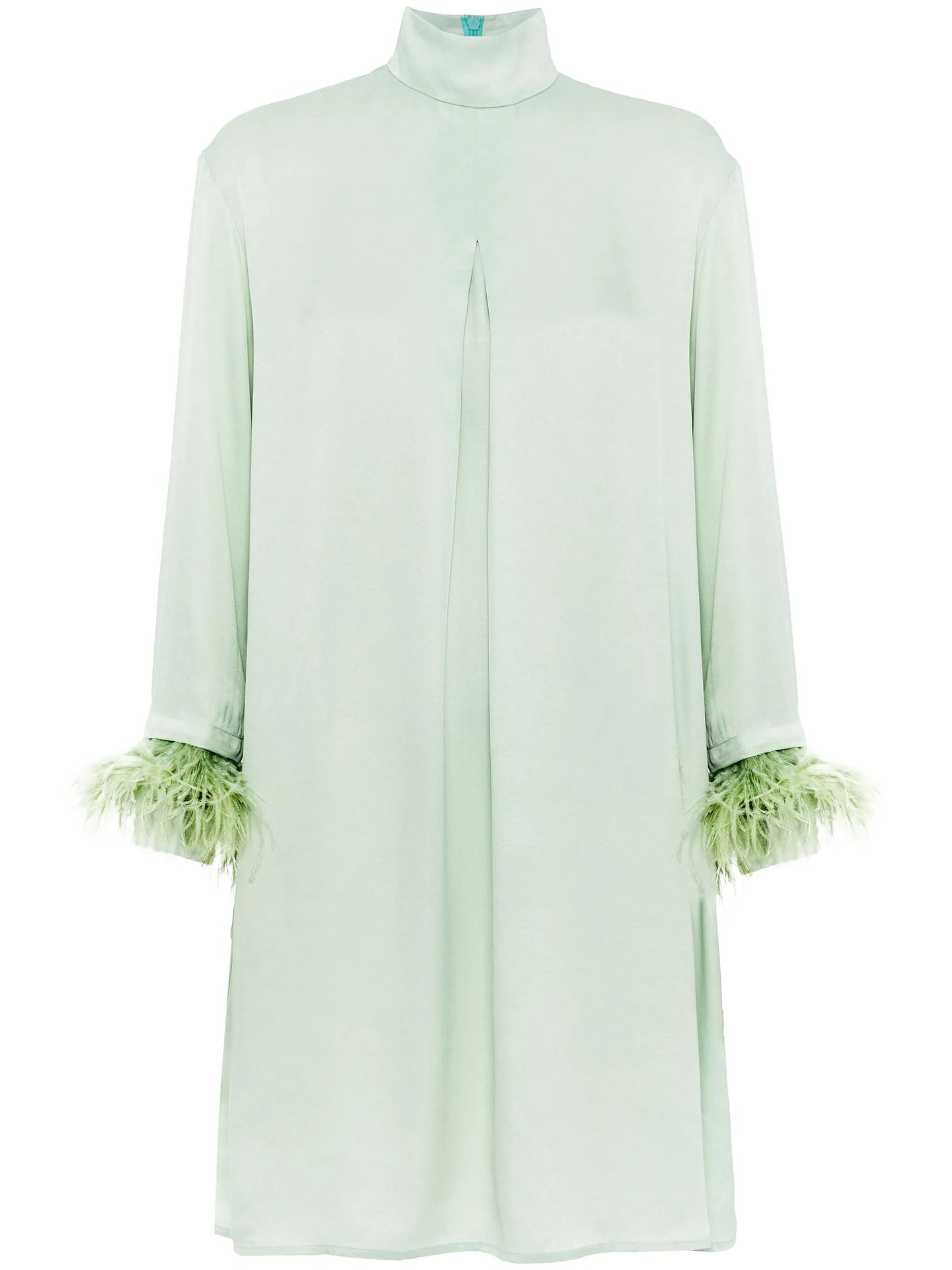 Party feather-trim minidress