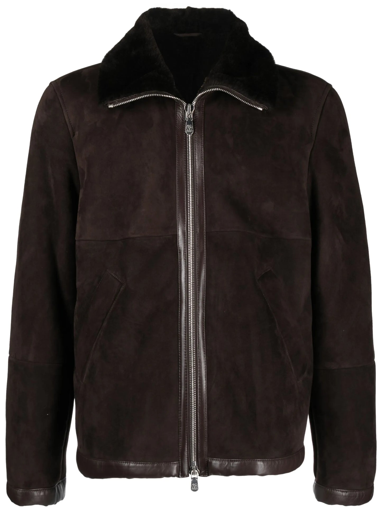 fur-lining leather jacket
