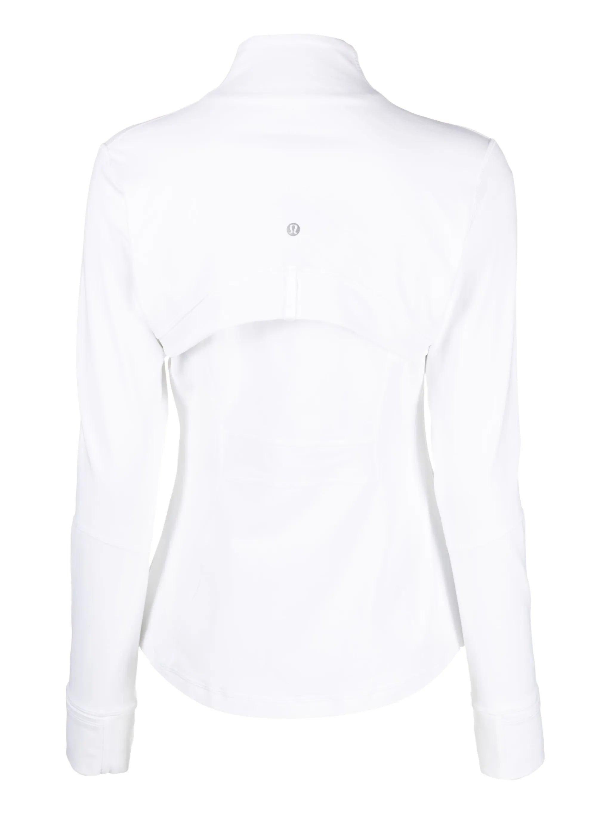 high-neck zip-up jacket