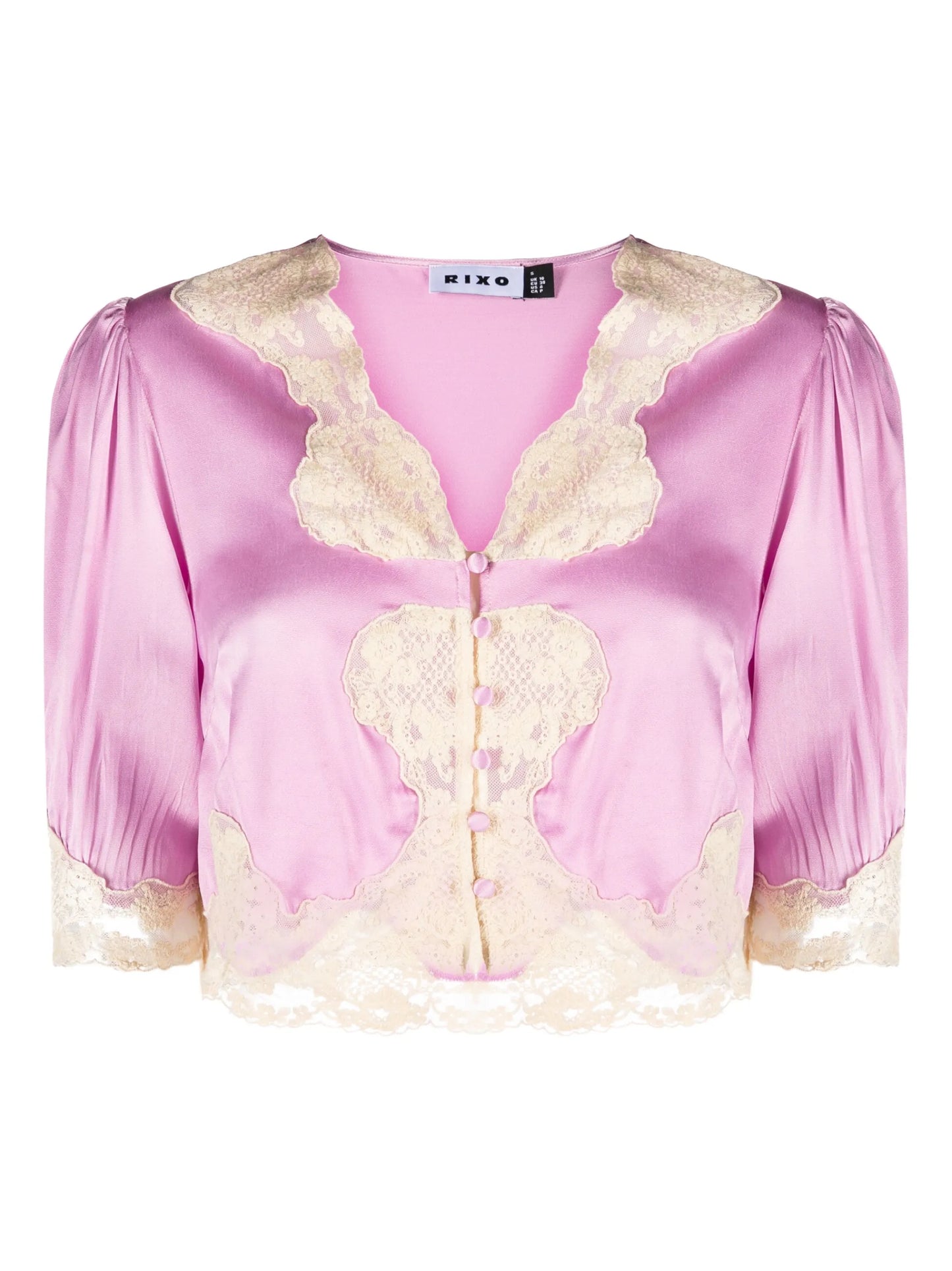 Yasmin satin pyjama top