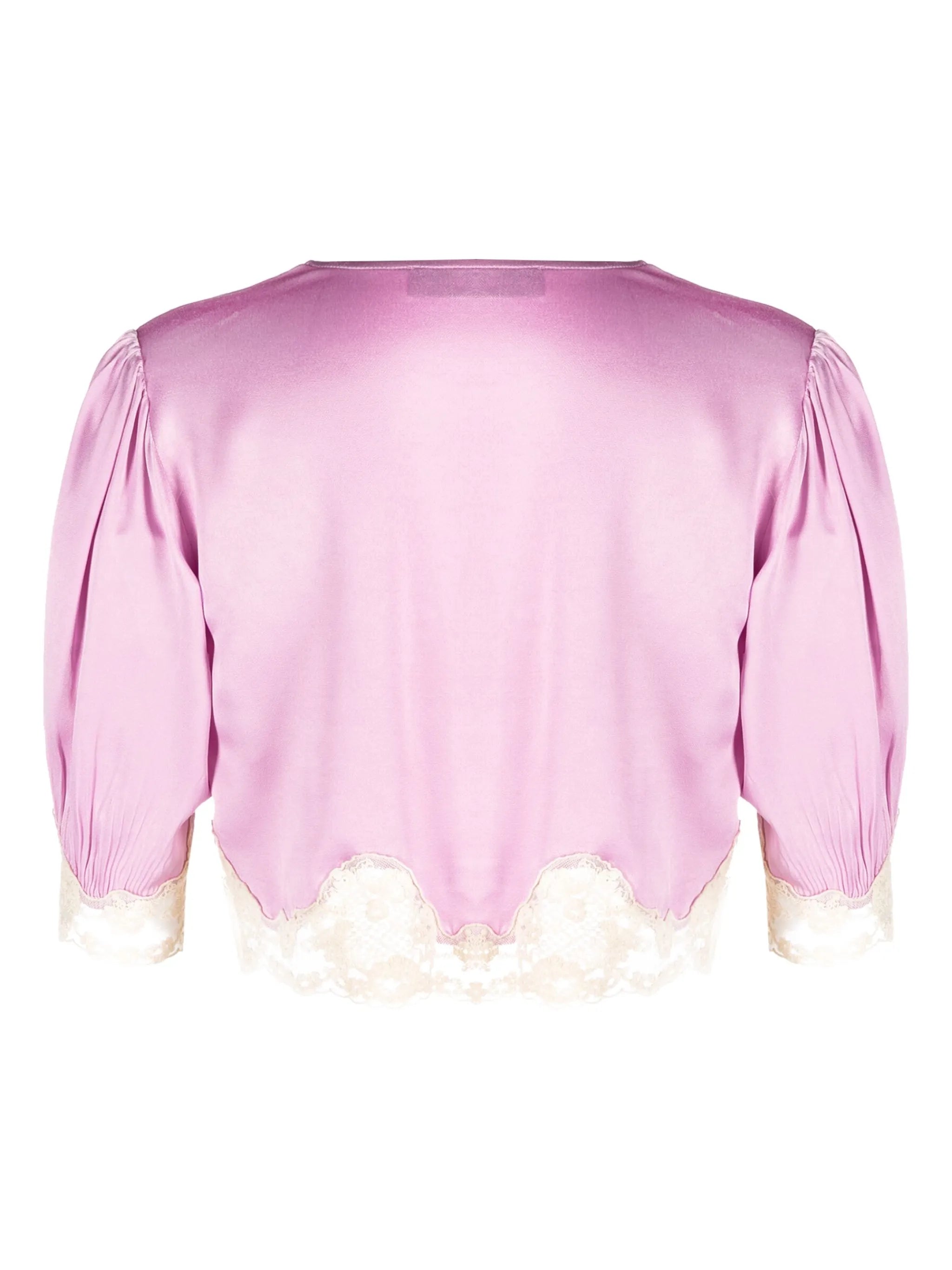 Yasmin satin pyjama top