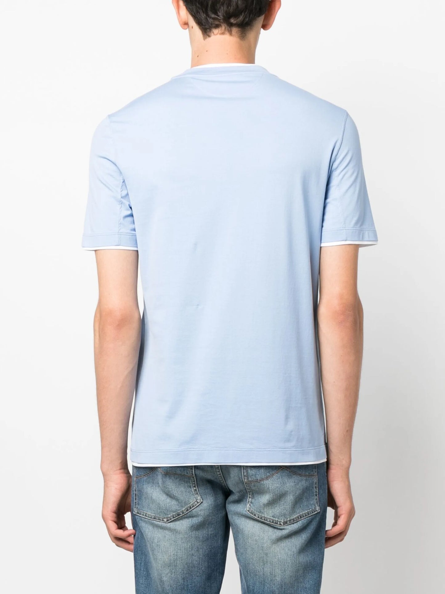 crew-neck cotton T-shirt