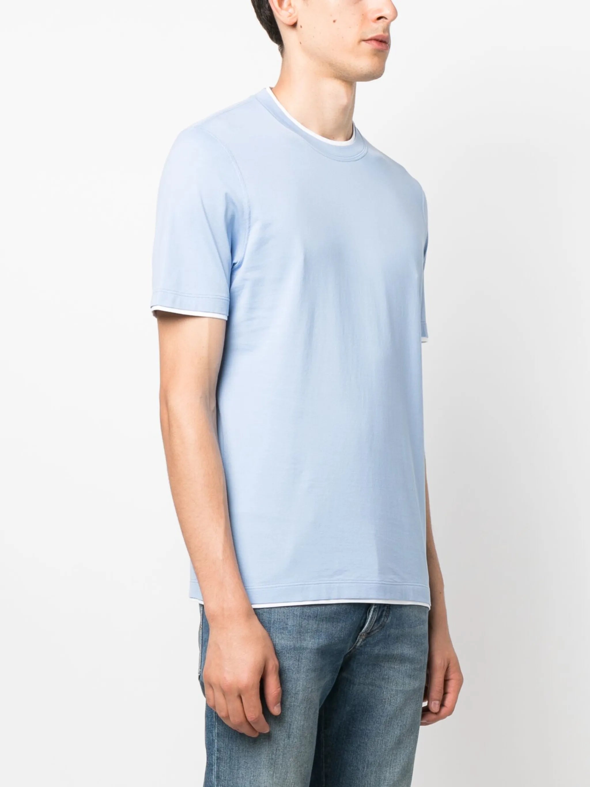 crew-neck cotton T-shirt