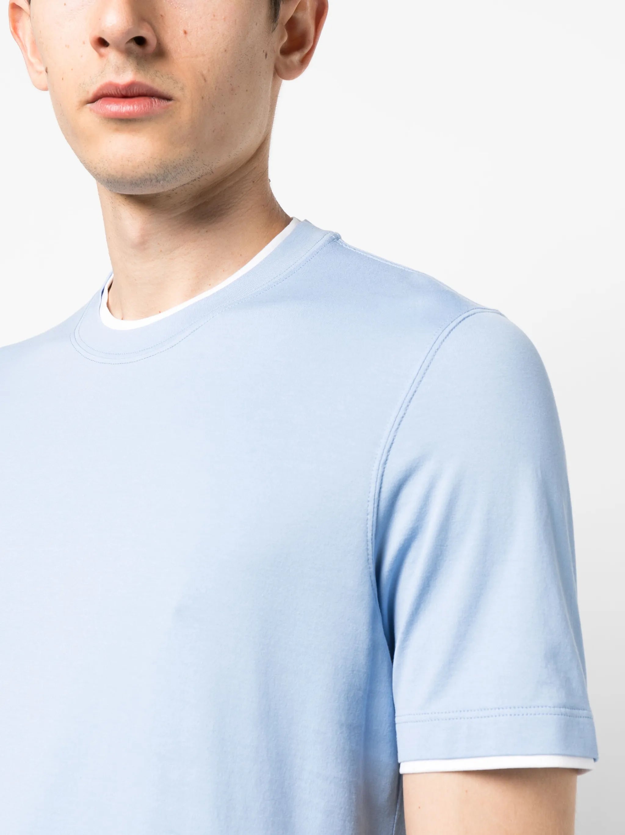 crew-neck cotton T-shirt