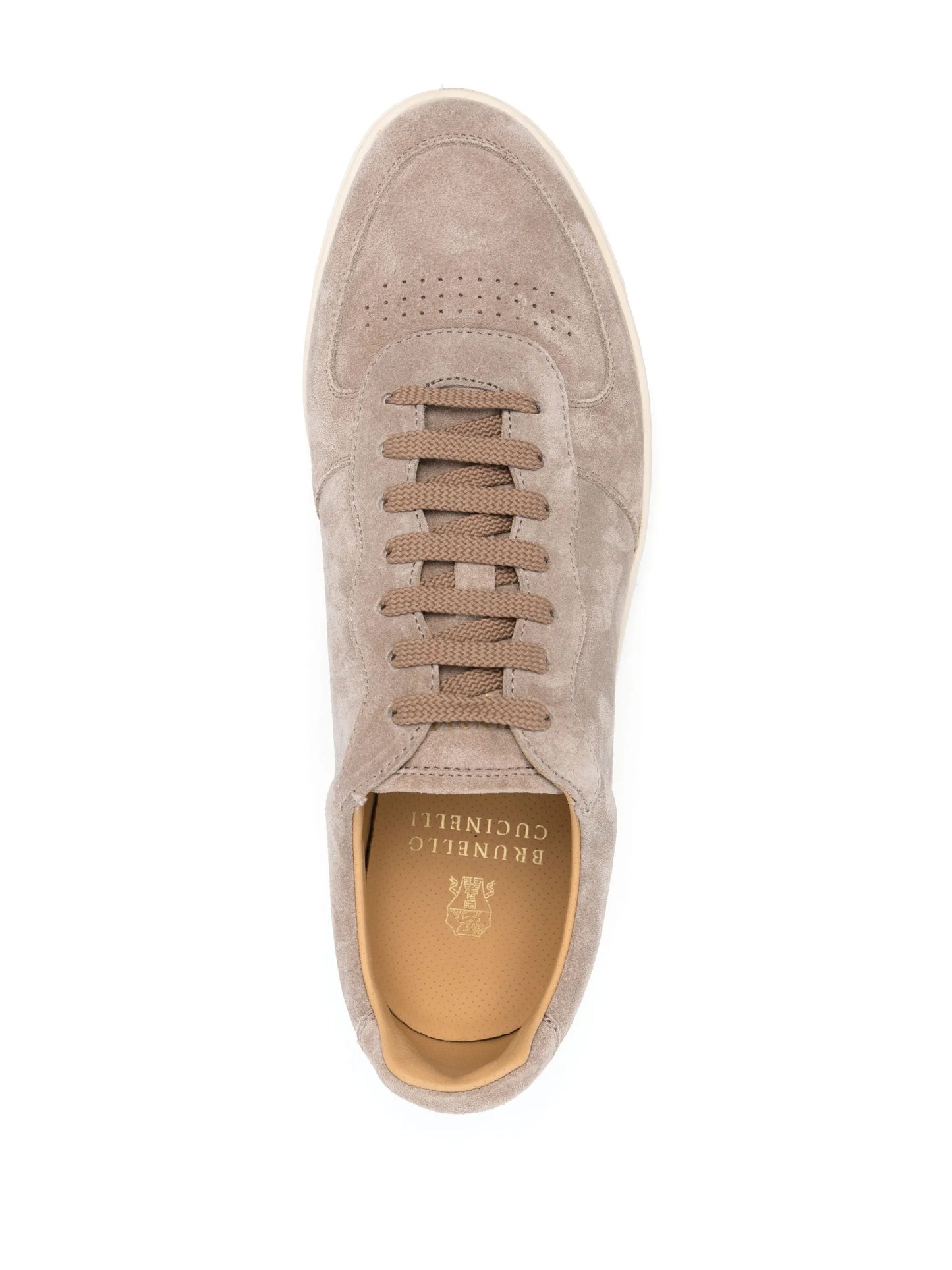 suede low-top sneakers