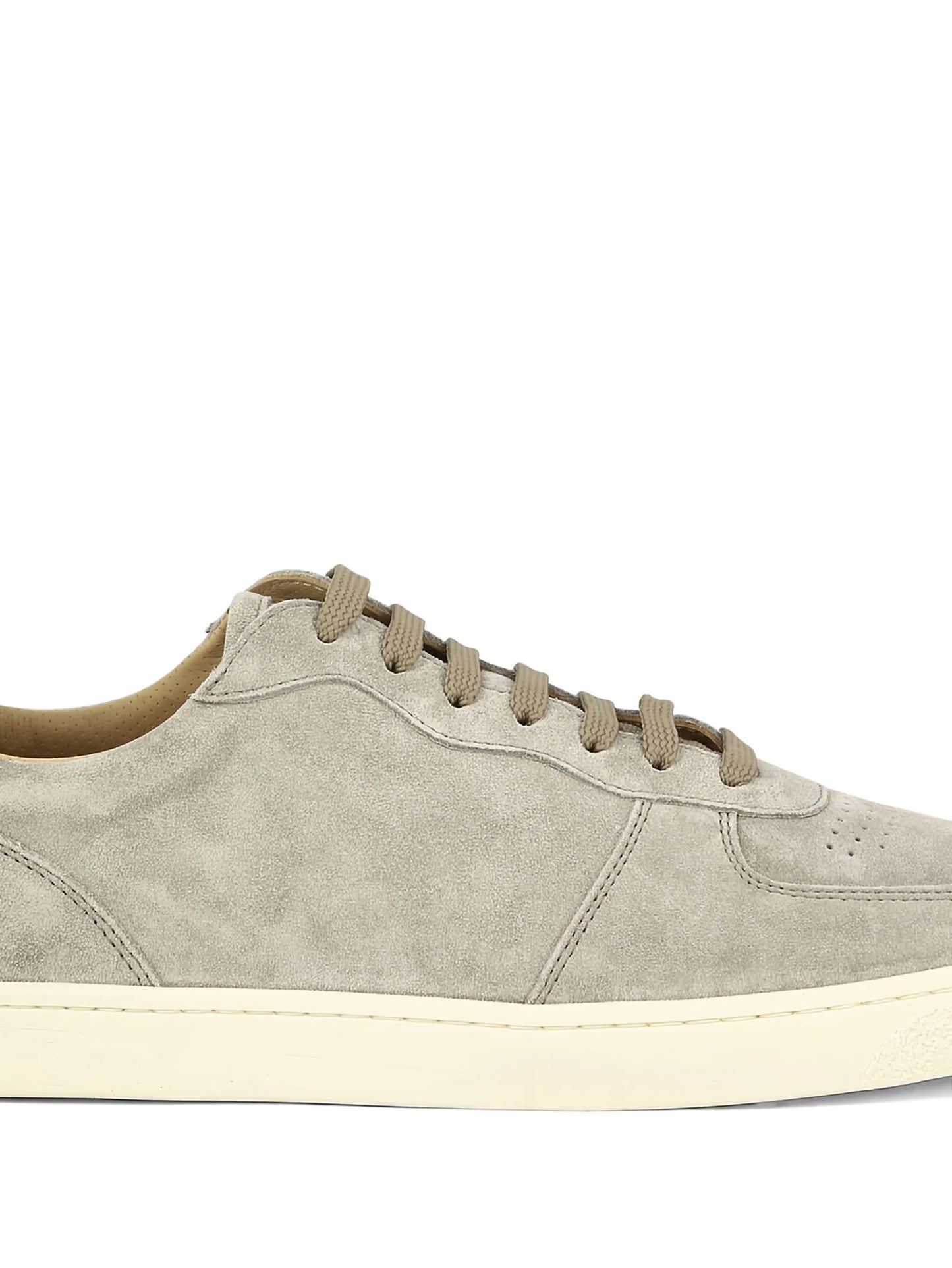 suede low-top sneakers