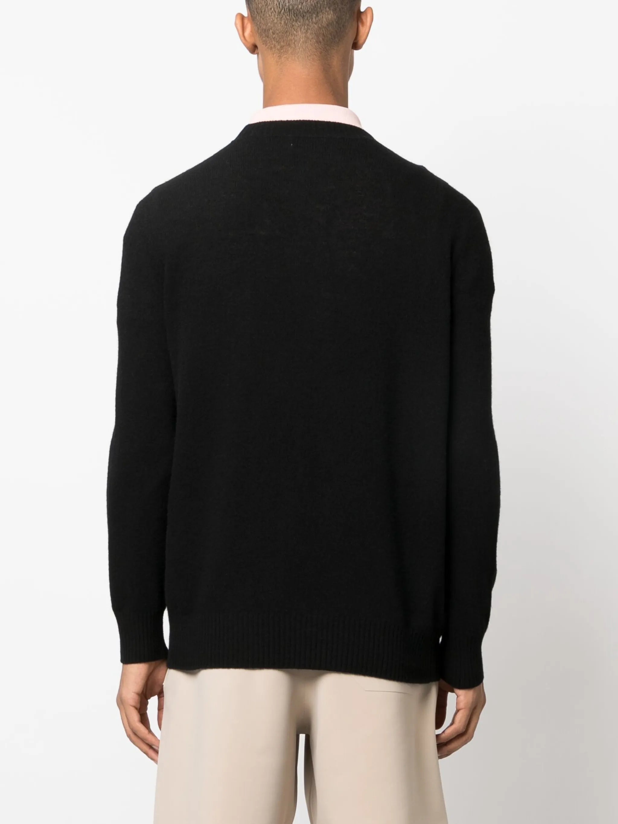 logo-jacquard jumper