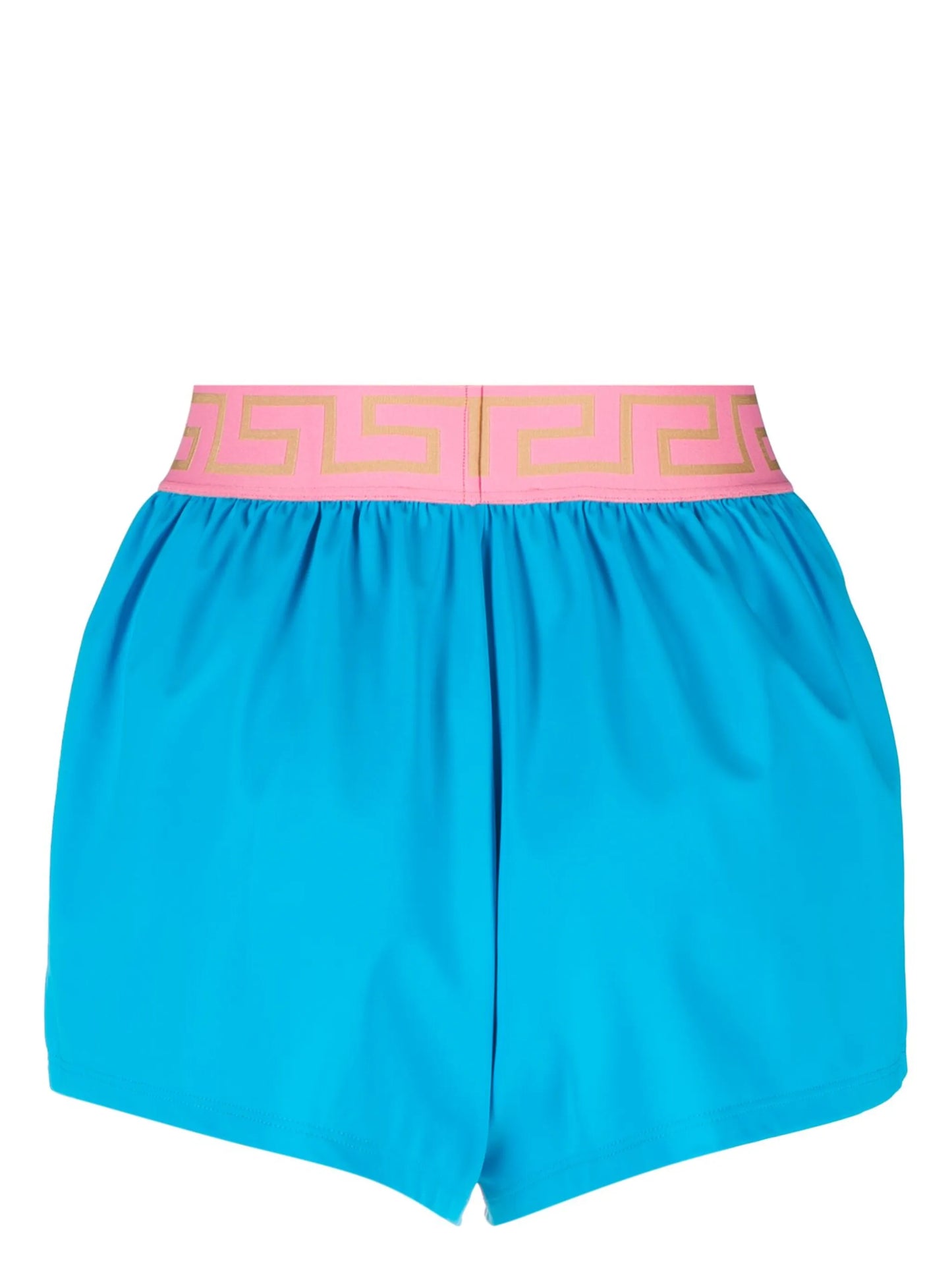 Greca-waistband shorts