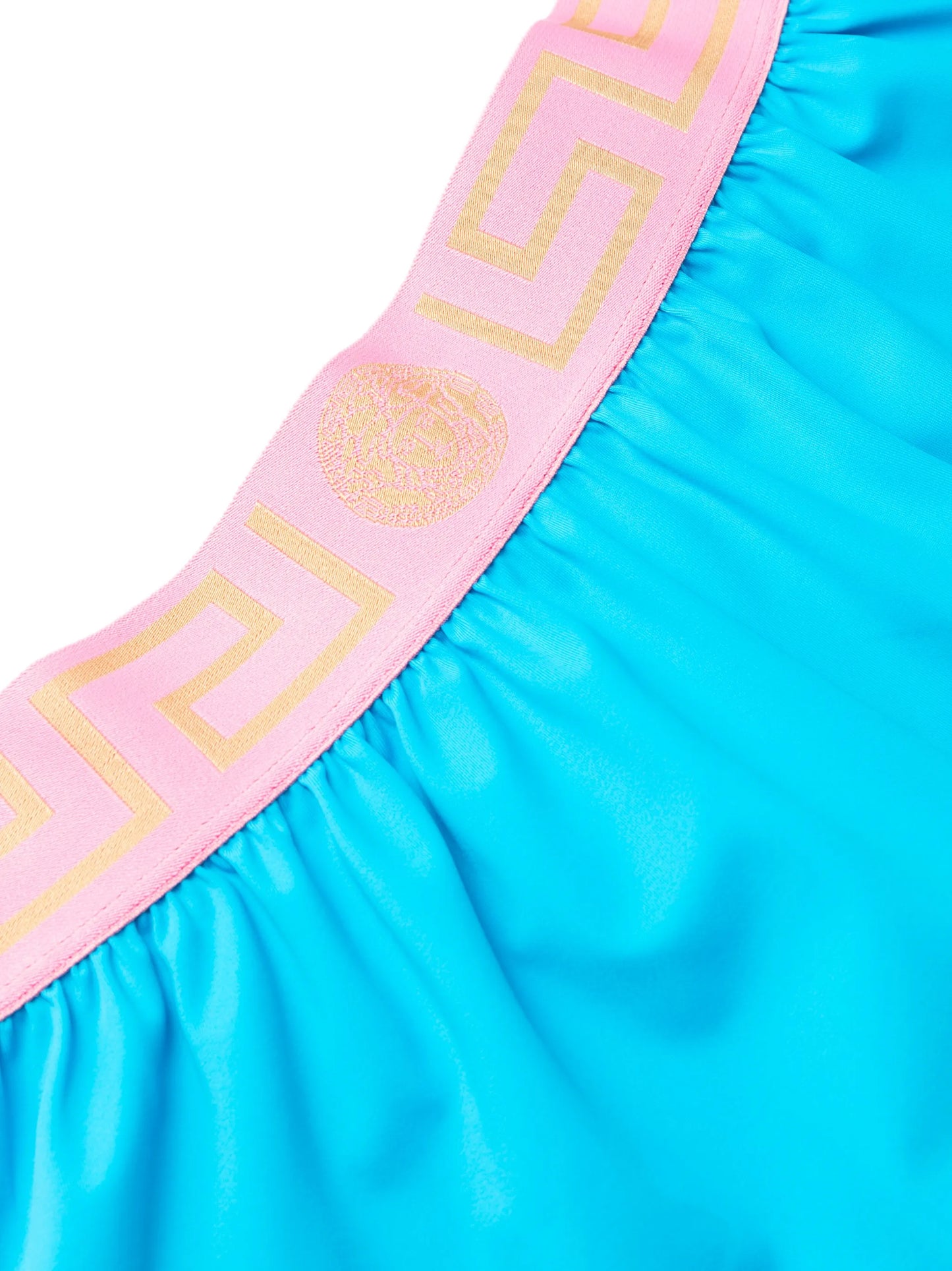 Greca-waistband shorts