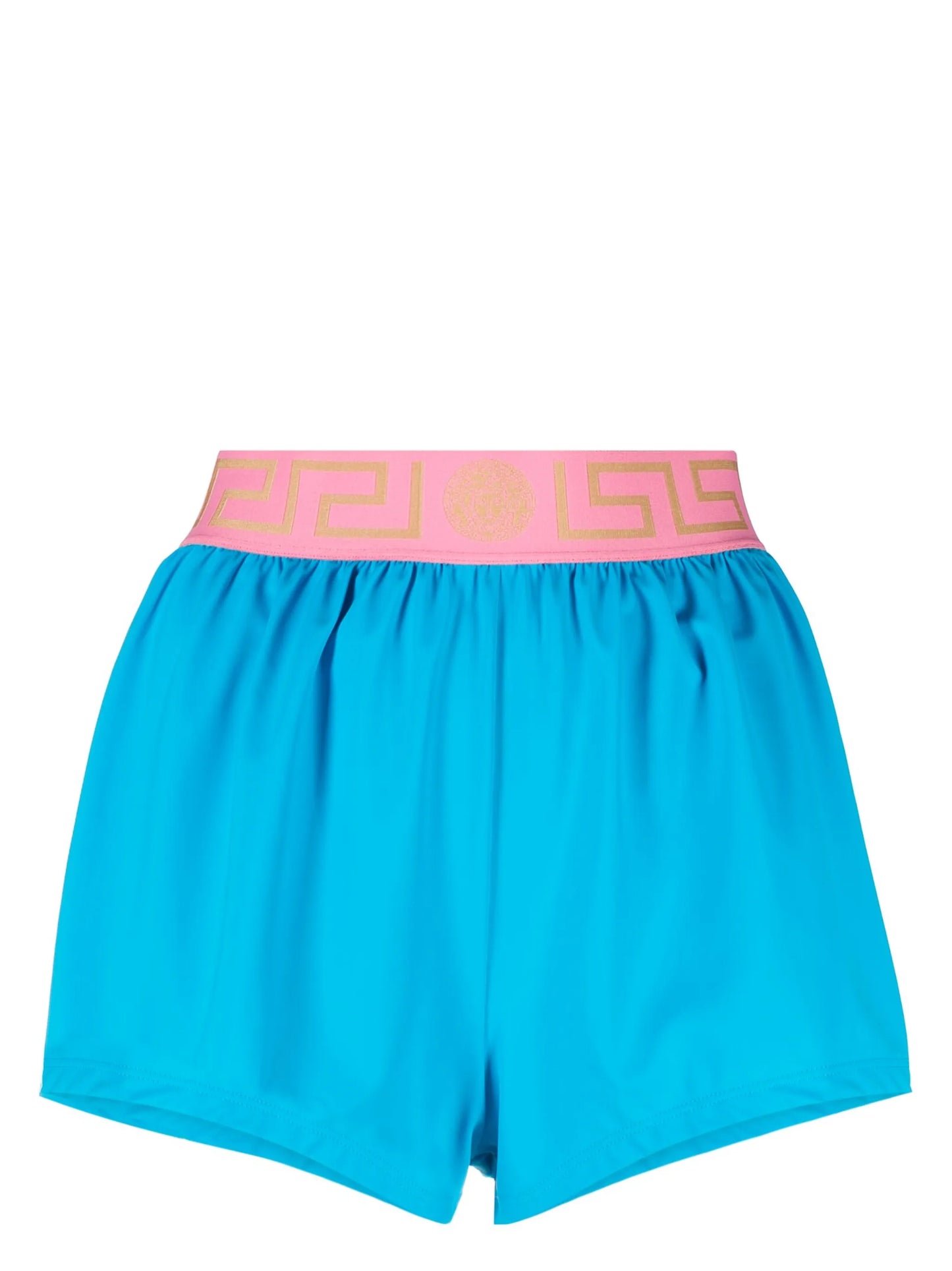 Greca-waistband shorts