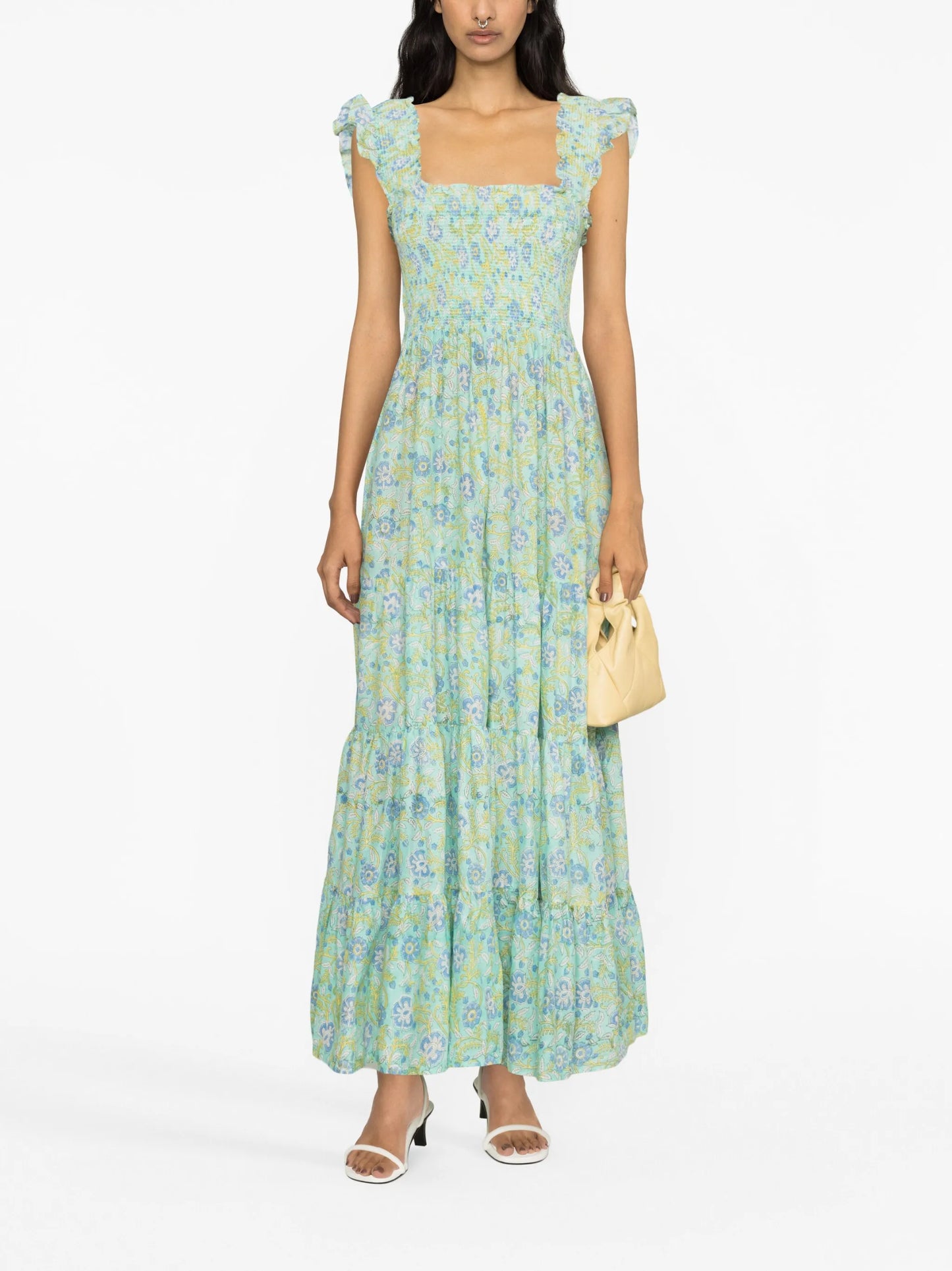 Kendall floral-print cotton maxi dress