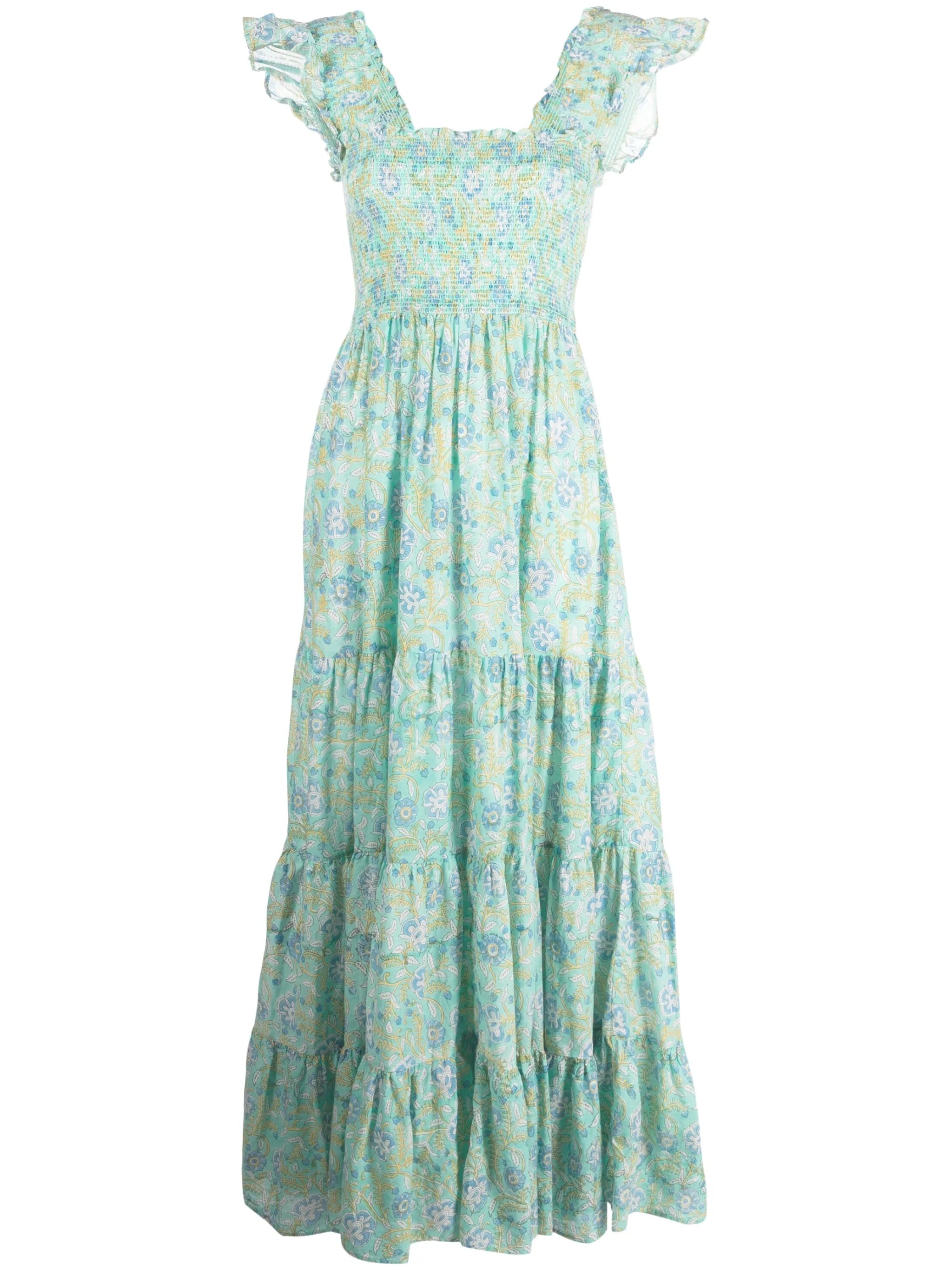 Kendall floral-print cotton maxi dress