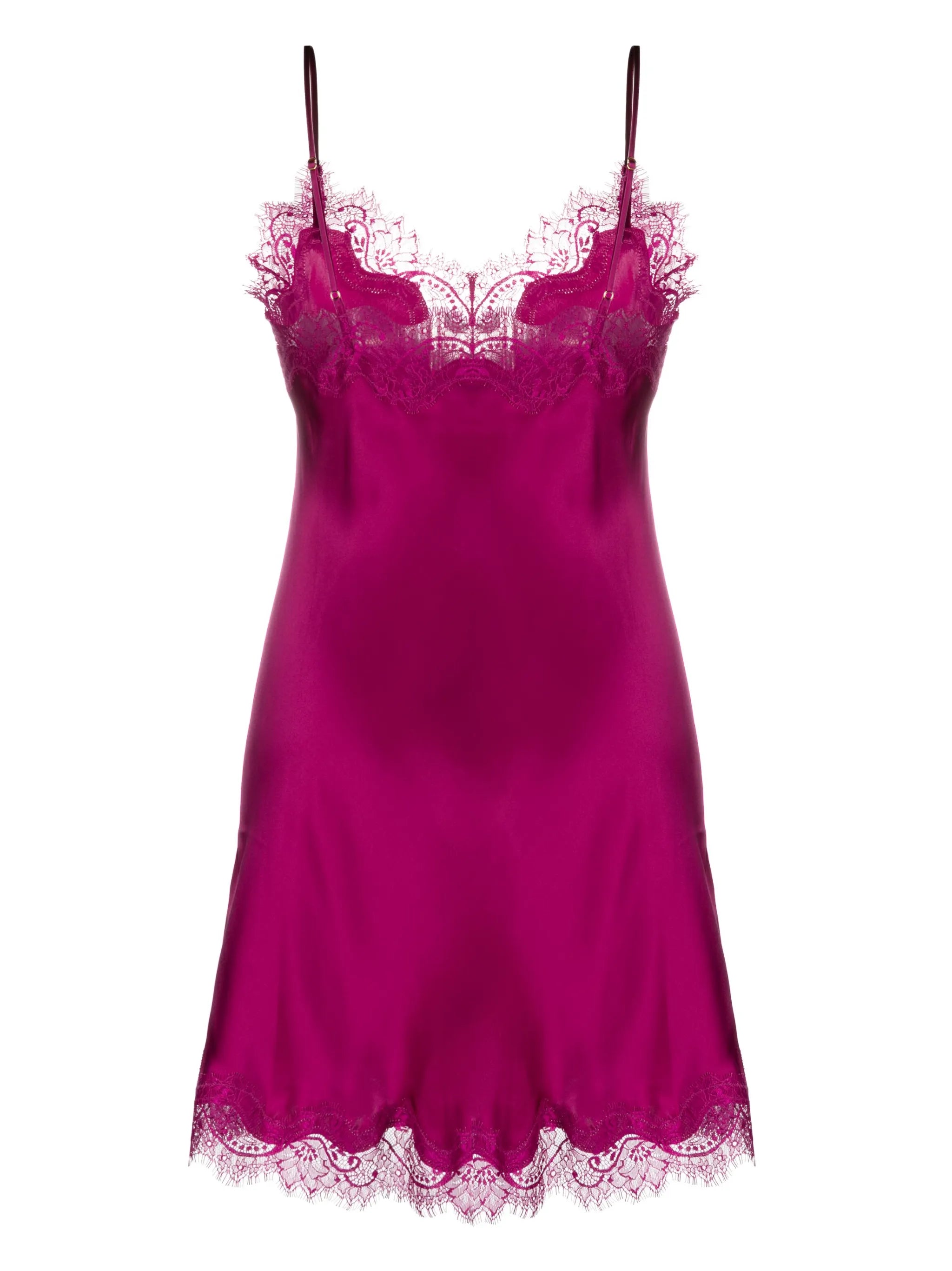 Scarlett lace-trimmed silk chemise