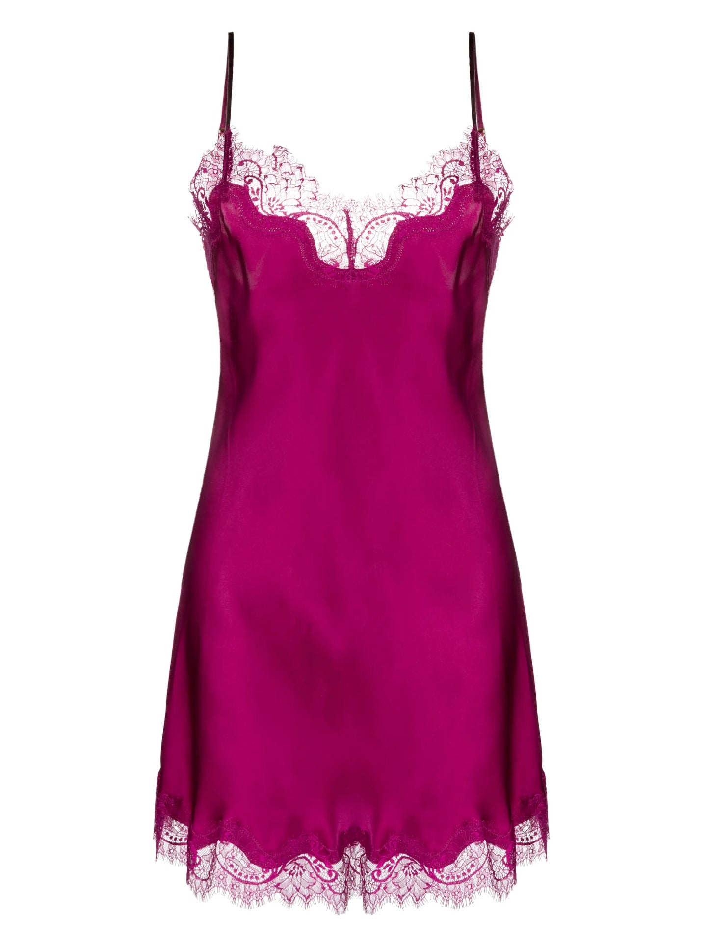 Scarlett lace-trimmed silk chemise