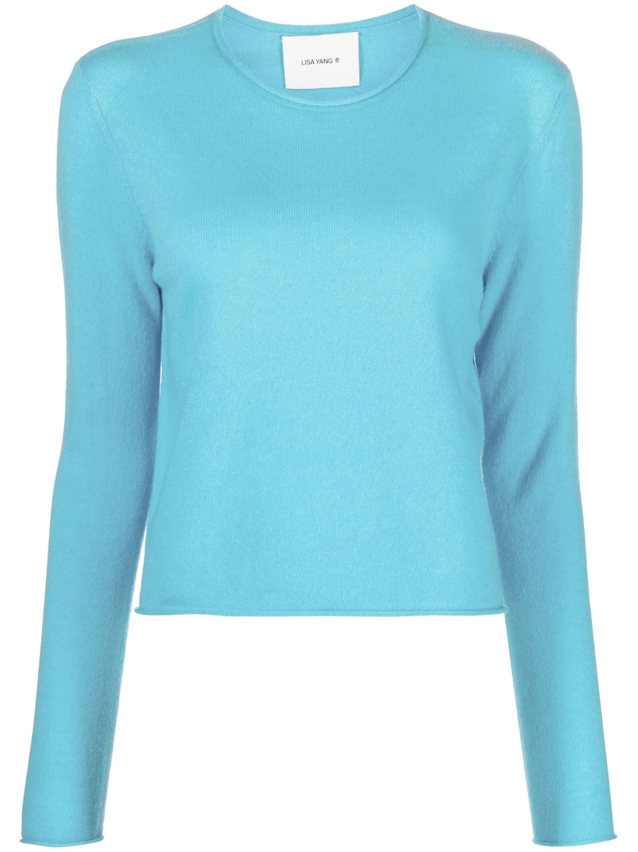 fine-knit cashmere jumper