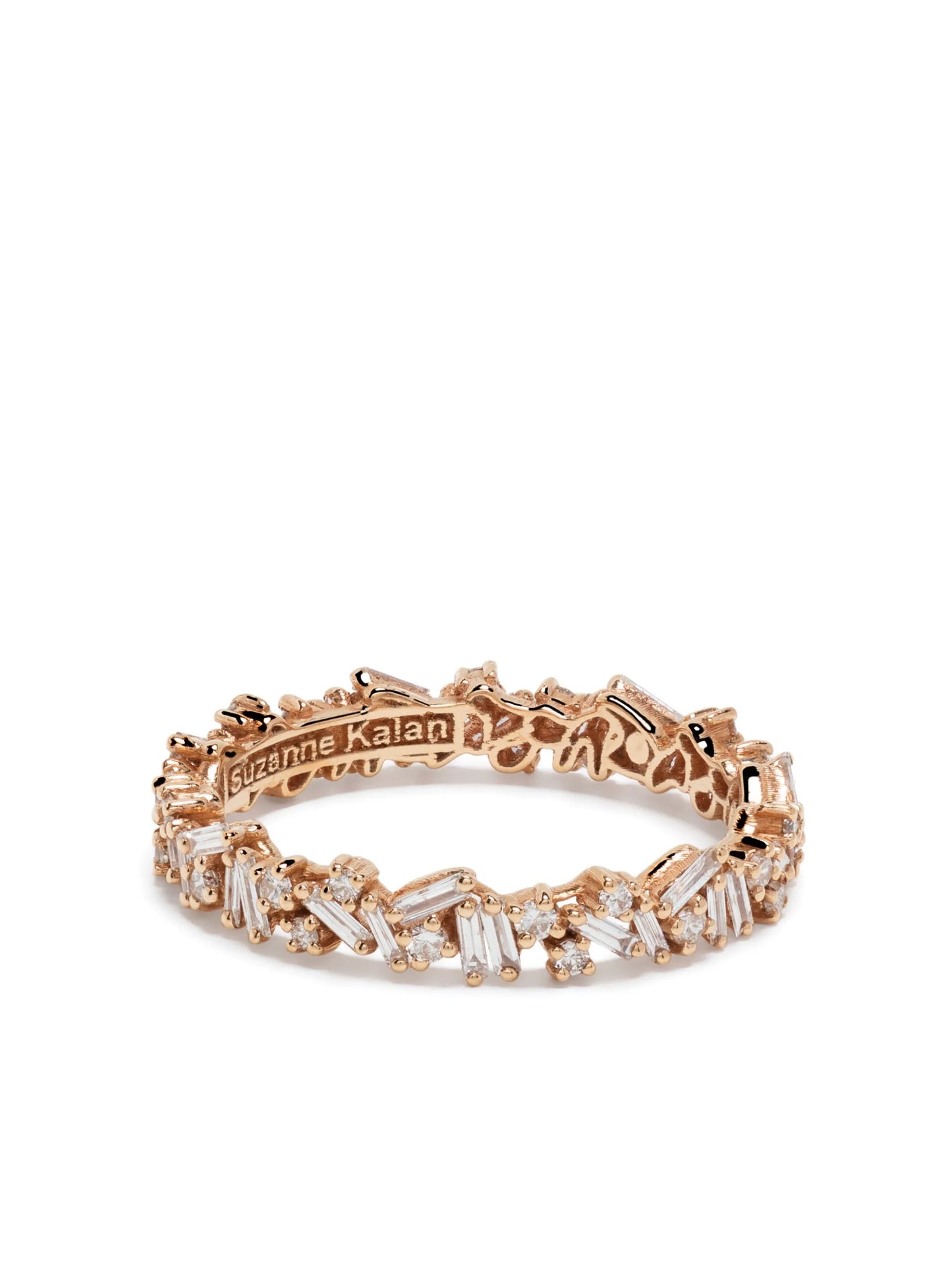 18kt rose gold Classic Icon Fireworks diamond eternity band