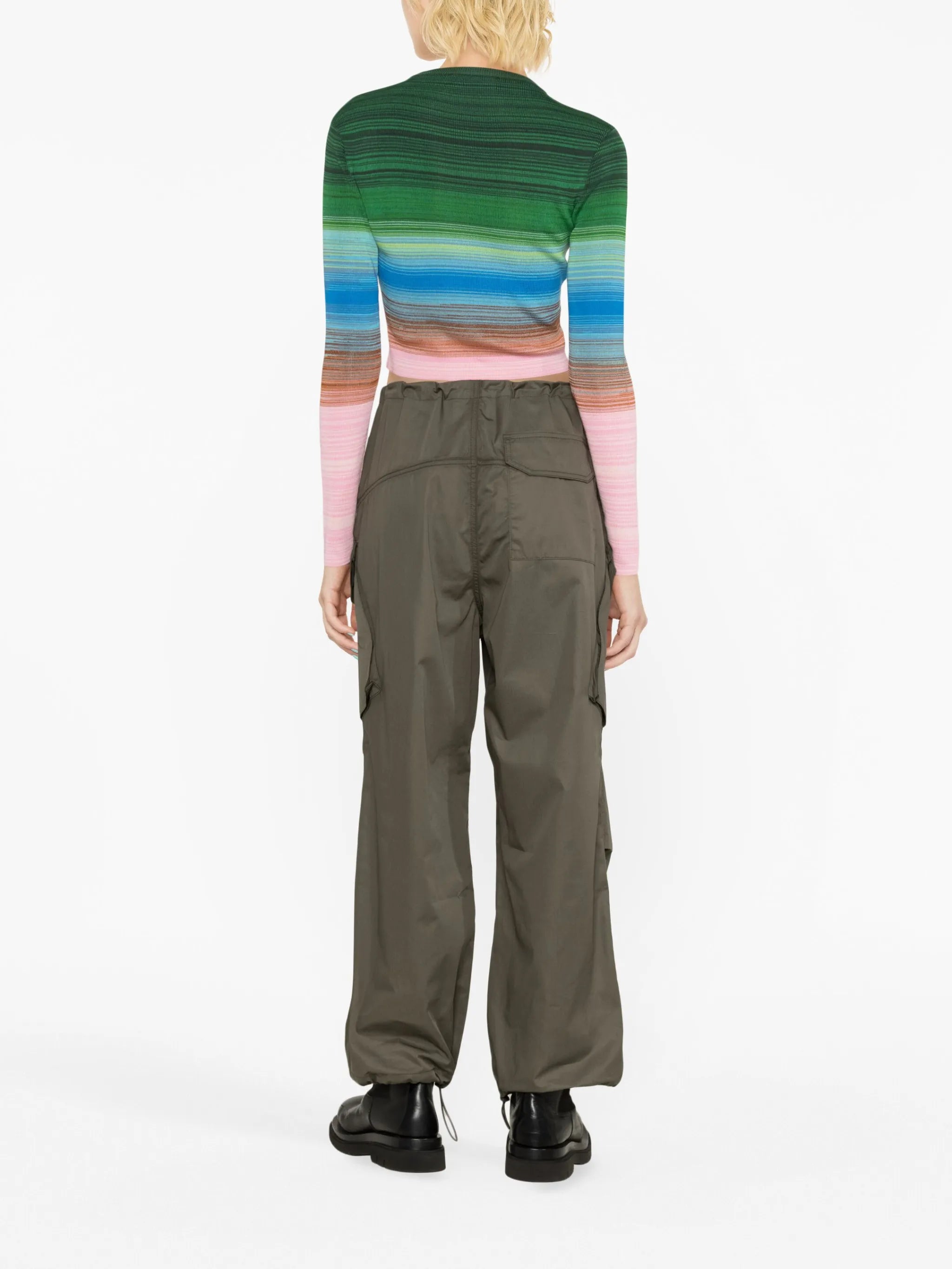 chevron-stripe jumper