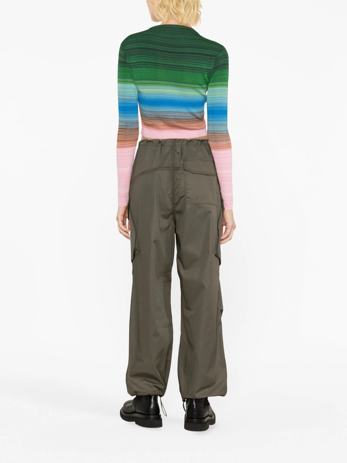 chevron-stripe jumper