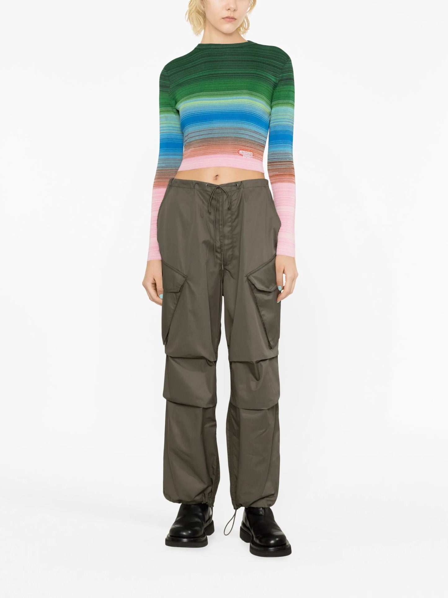 chevron-stripe jumper