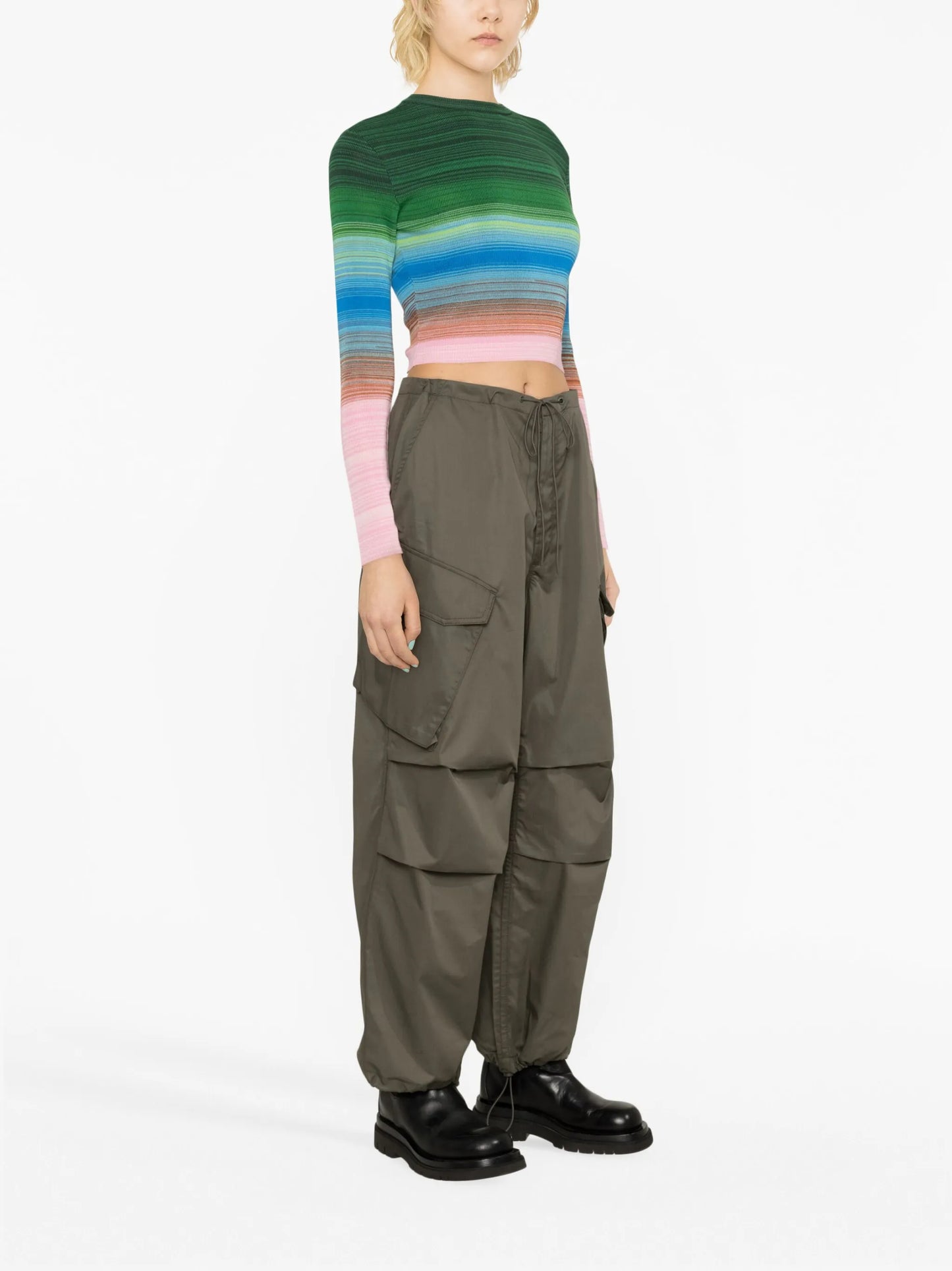 chevron-stripe jumper