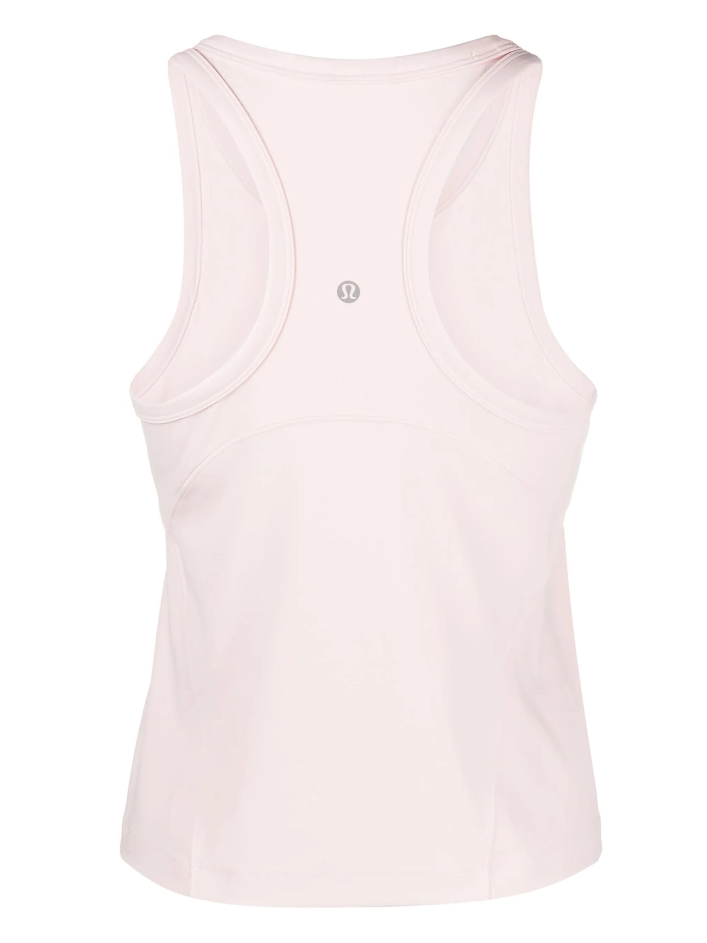 logo-print racerback tank top