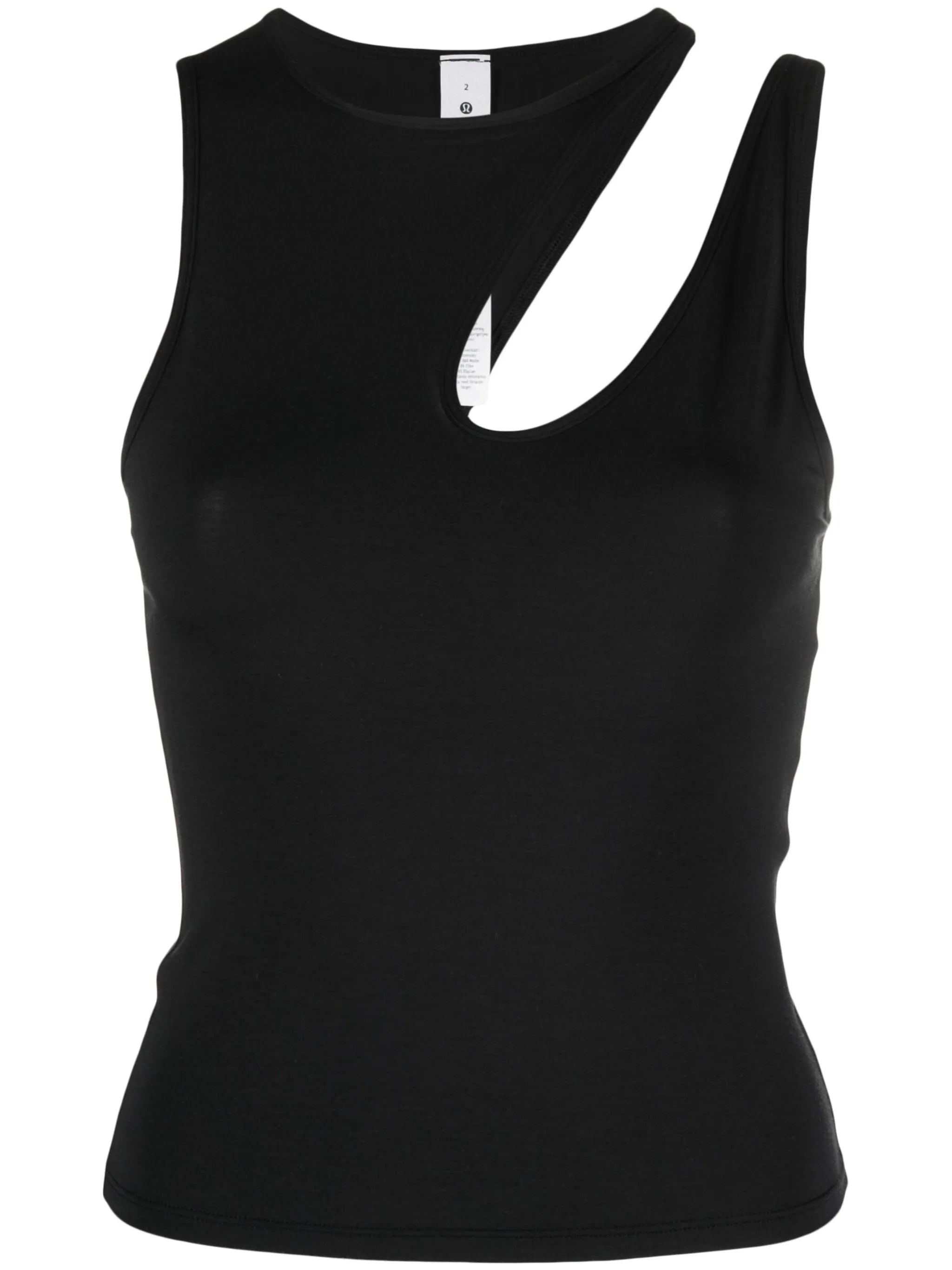cut-out yoga tank top