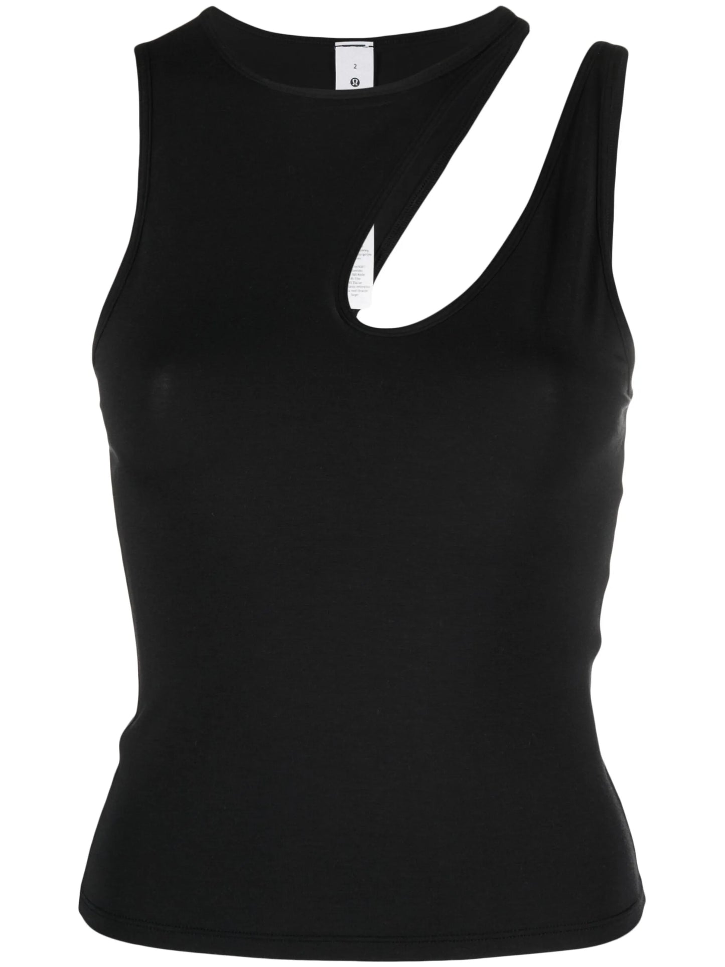 cut-out yoga tank top
