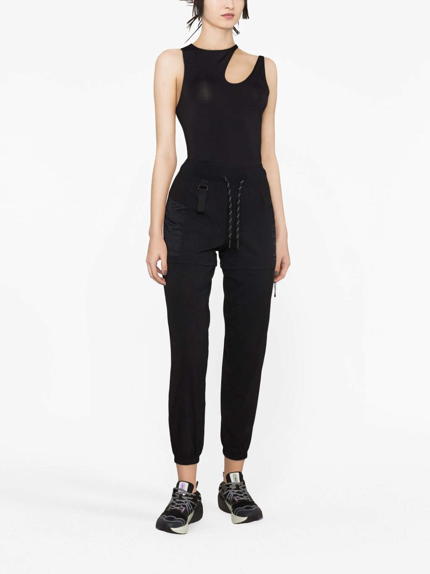 cut-out yoga tank top