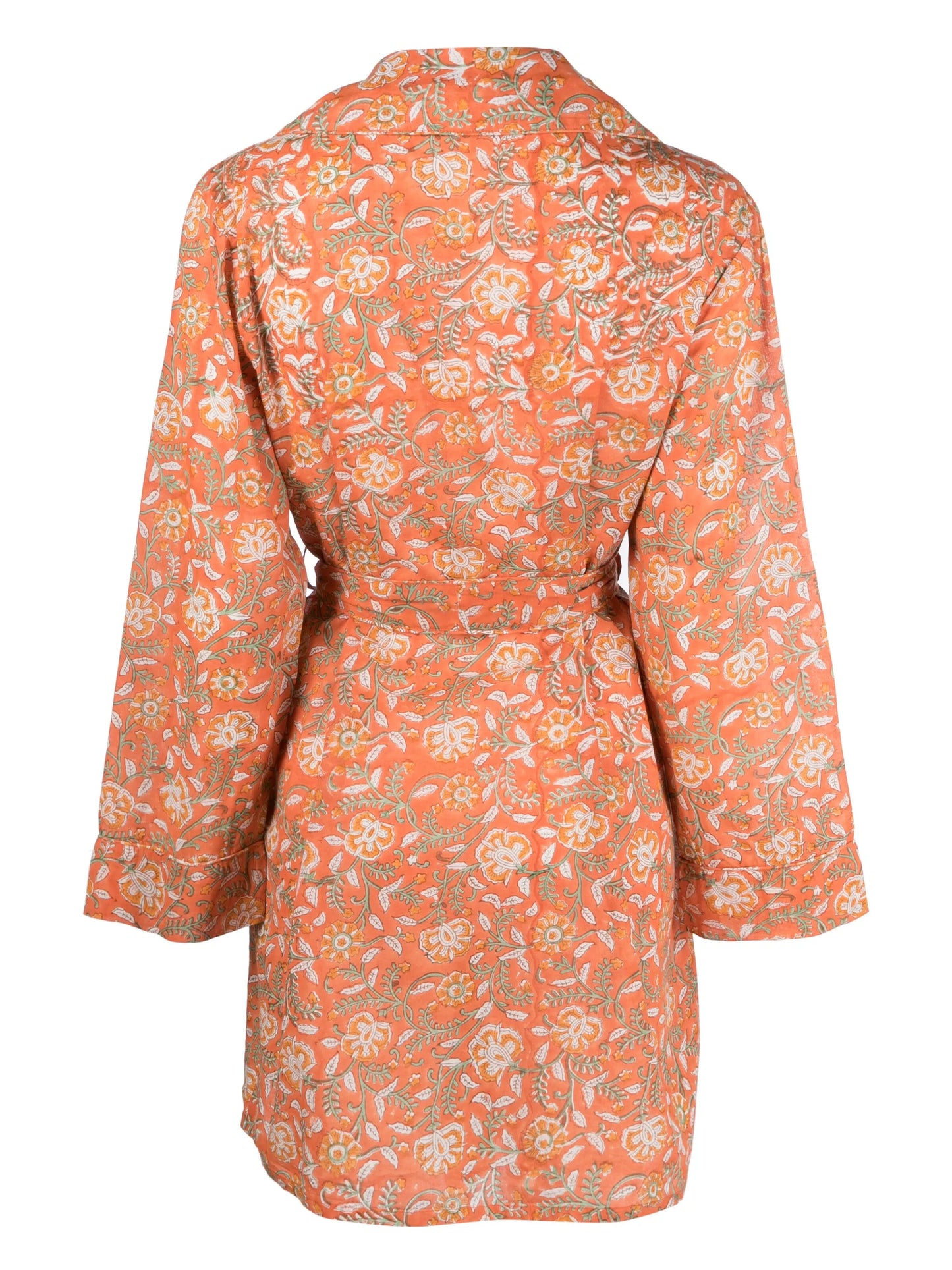 Reina floral-print cotton robe