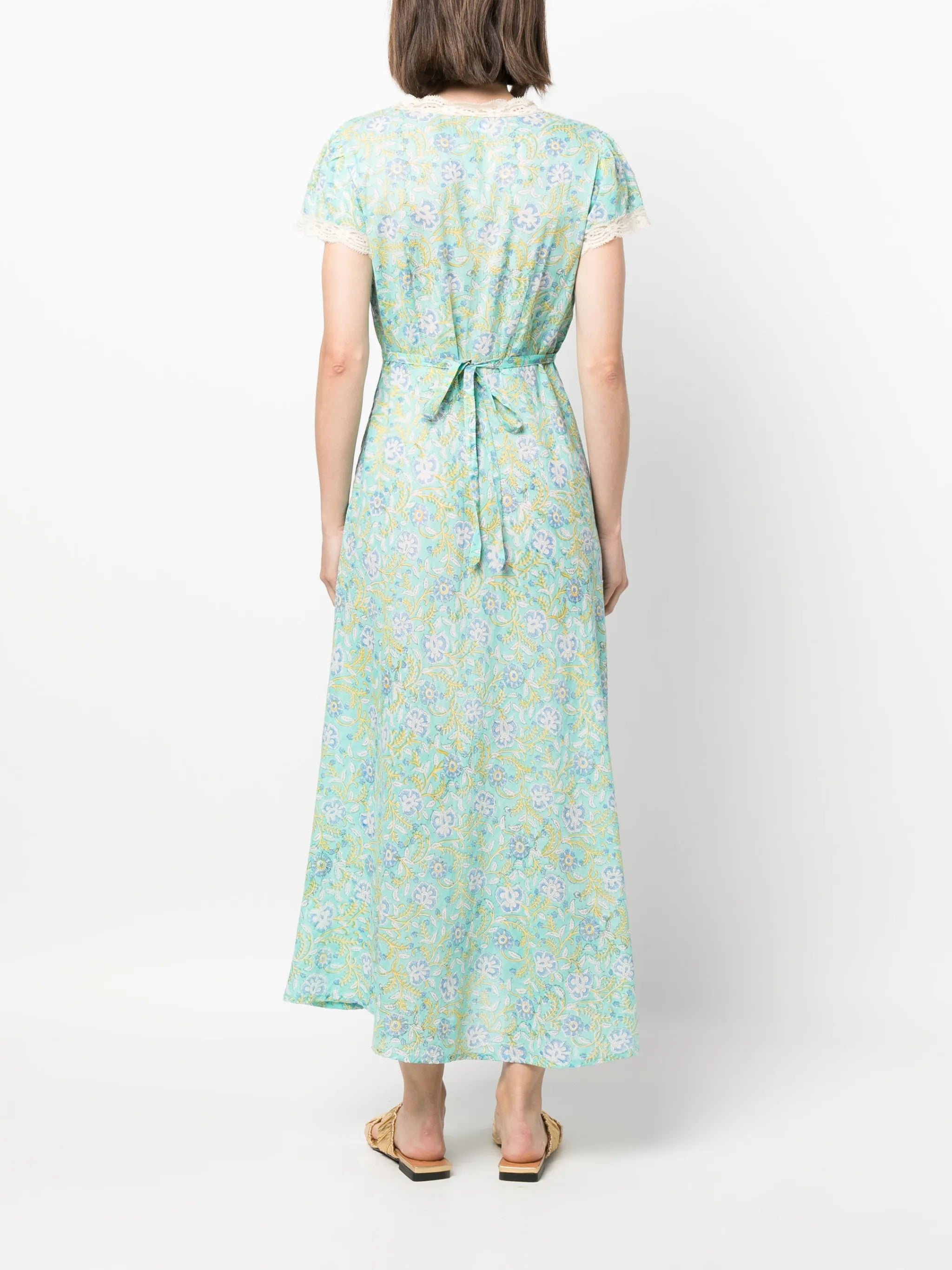 Clarice floral-print cotton dress