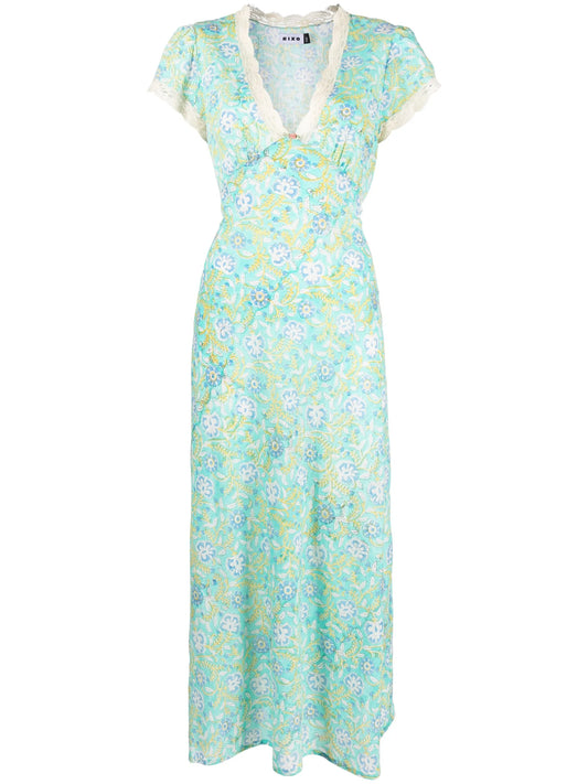 Clarice floral-print cotton dress