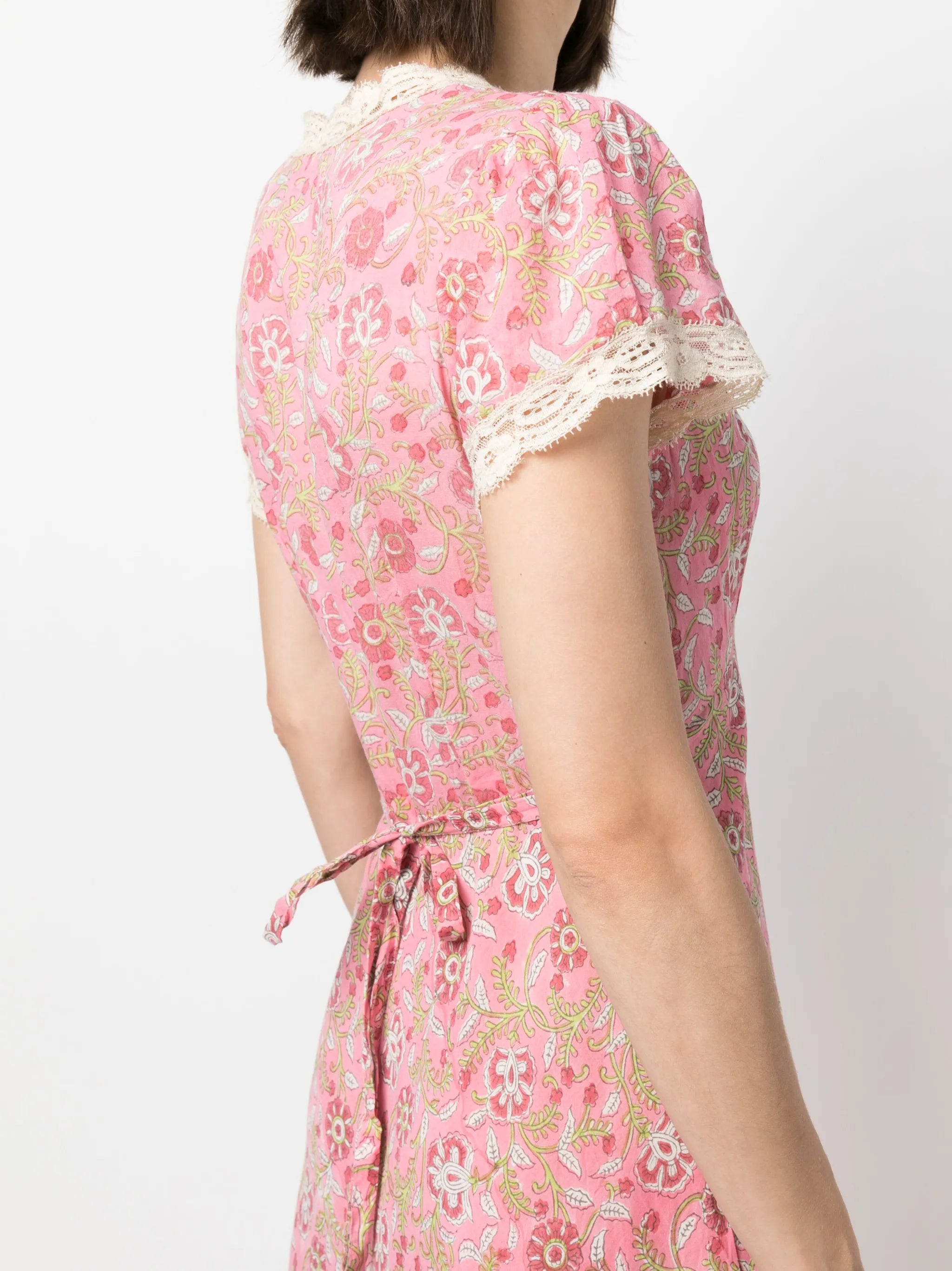 Clarice floral-print midi dress