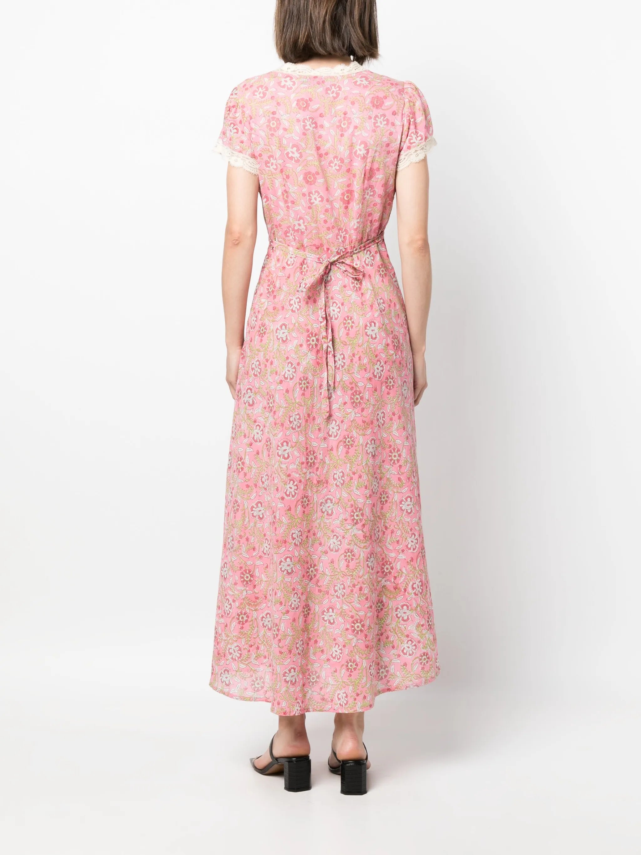 Clarice floral-print midi dress