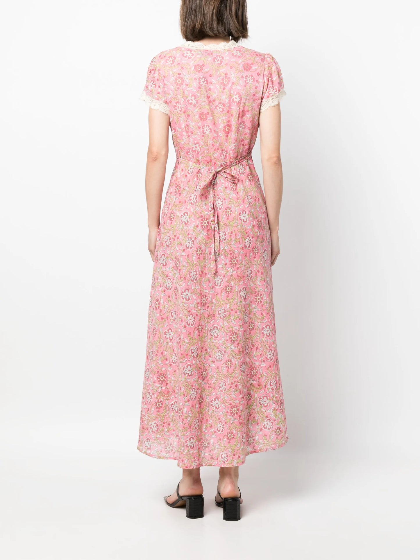Clarice floral-print midi dress