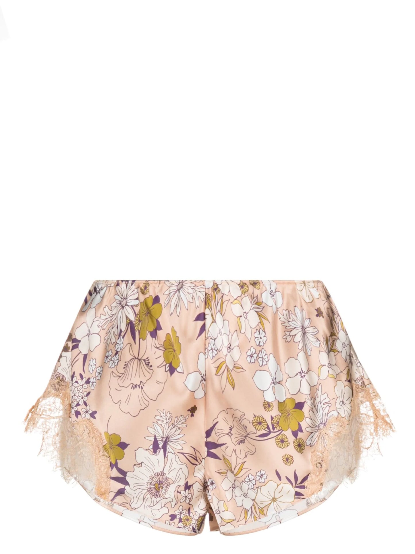 Scarlett floral-print silk knickers