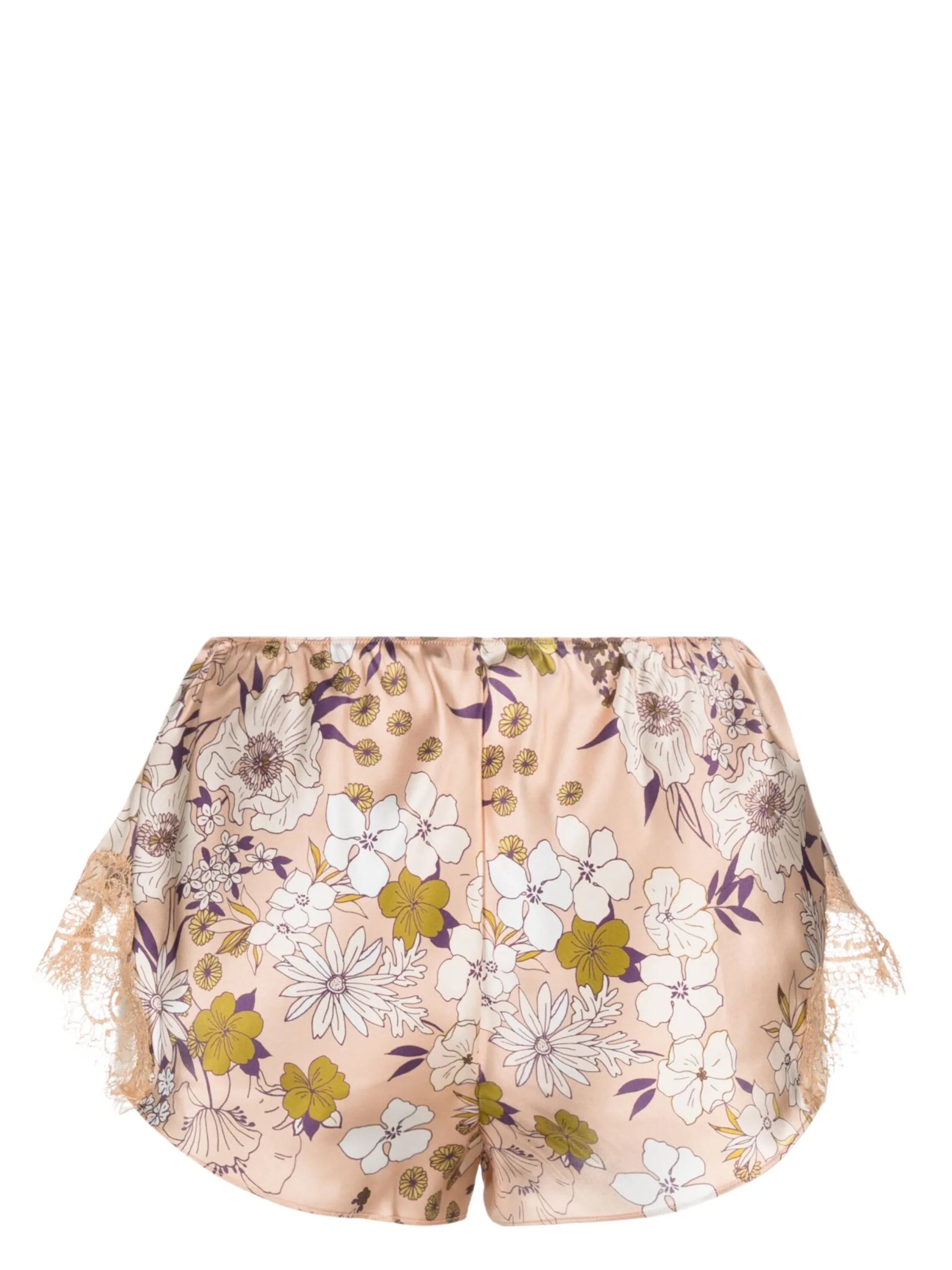 Scarlett floral-print silk knickers