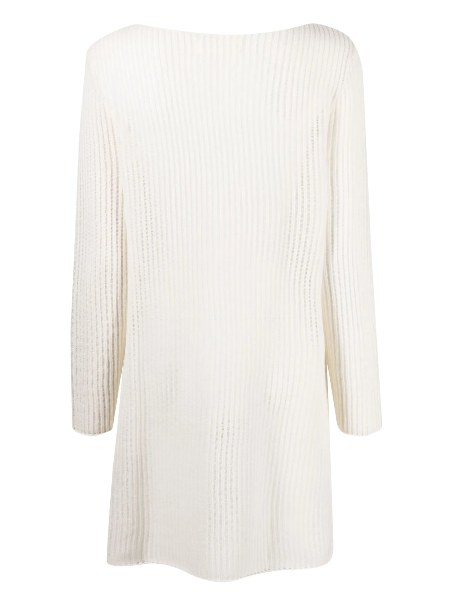 ribbed cashmere mini dress