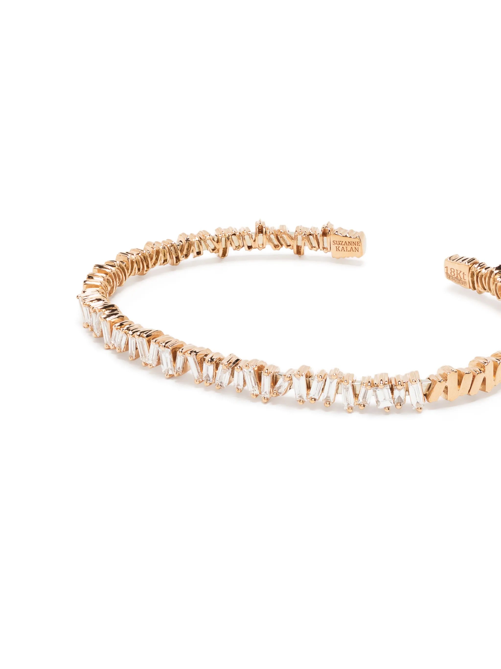 18kt rose gold Fireworks diamond bangle