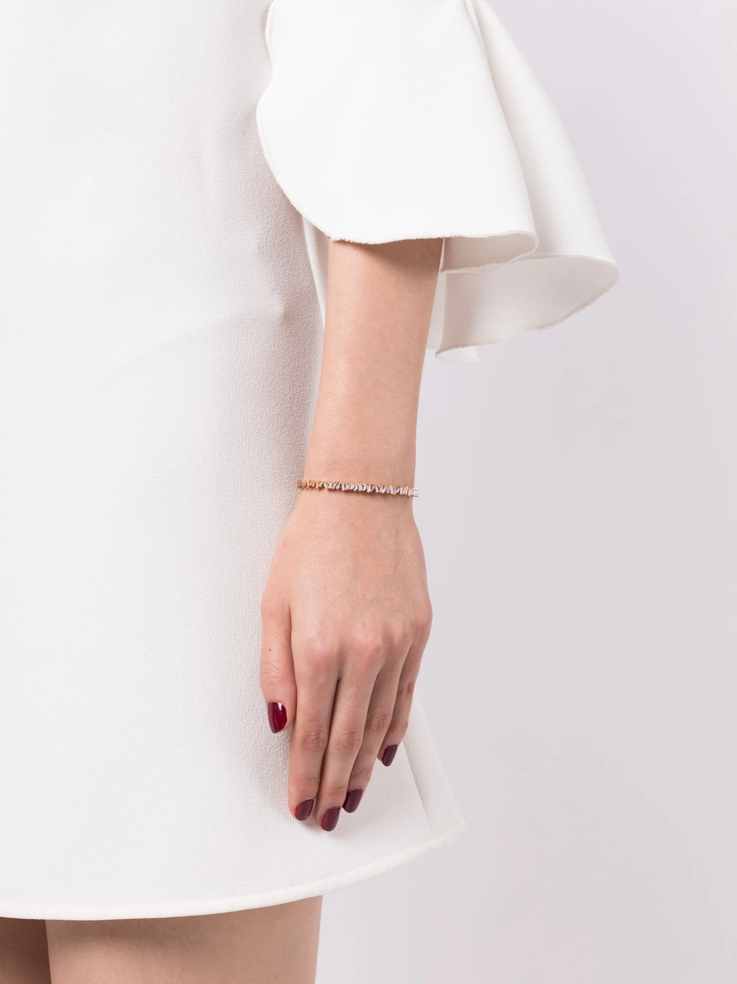 18kt rose gold Fireworks diamond bangle
