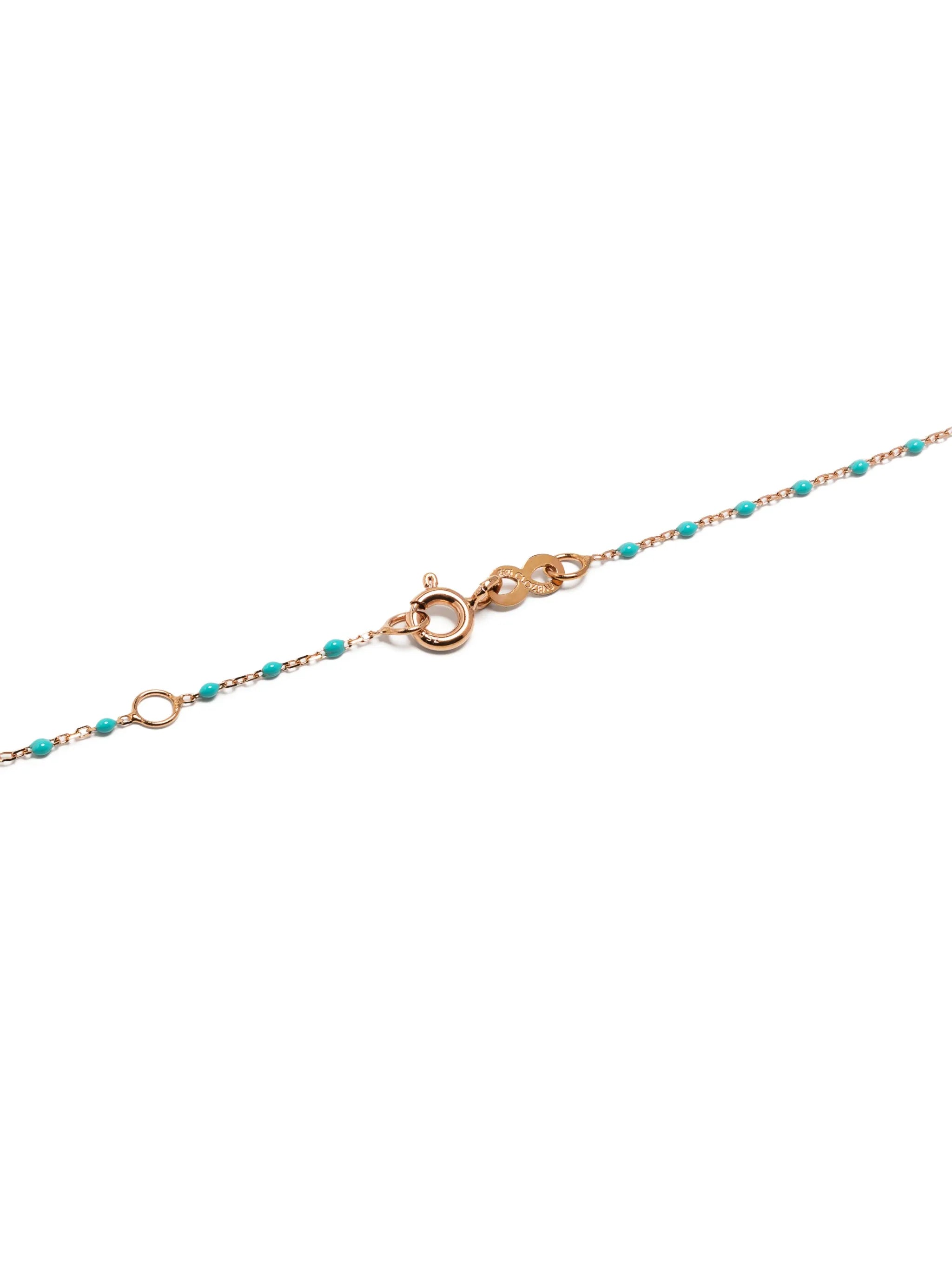 18kt yellow gold Mini Gigi diamond necklace