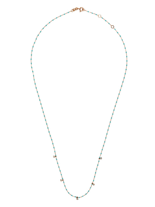 18kt yellow gold Mini Gigi diamond necklace
