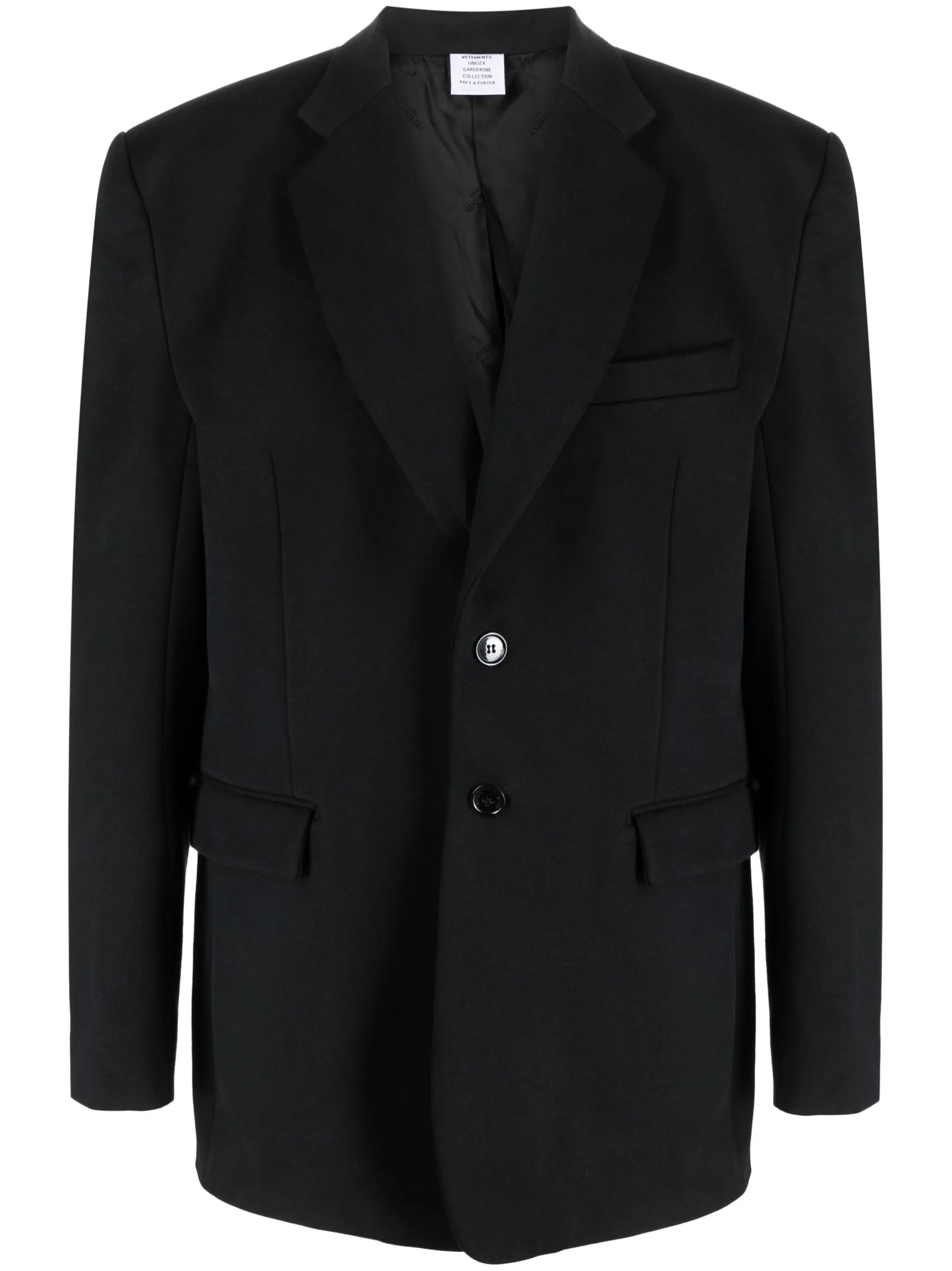 single-breasted tailored blazer