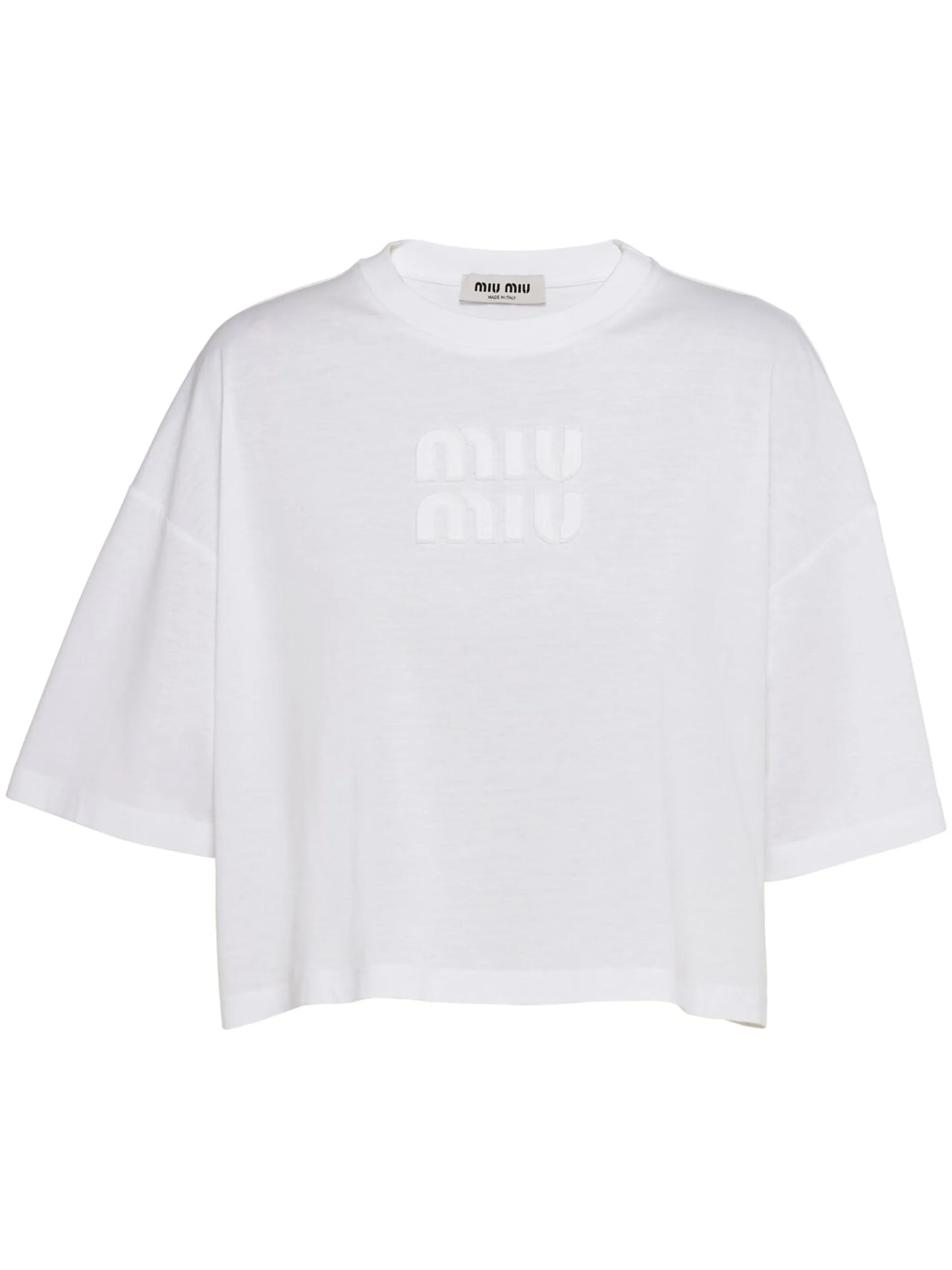 embroidered-logo cotton T-shirt