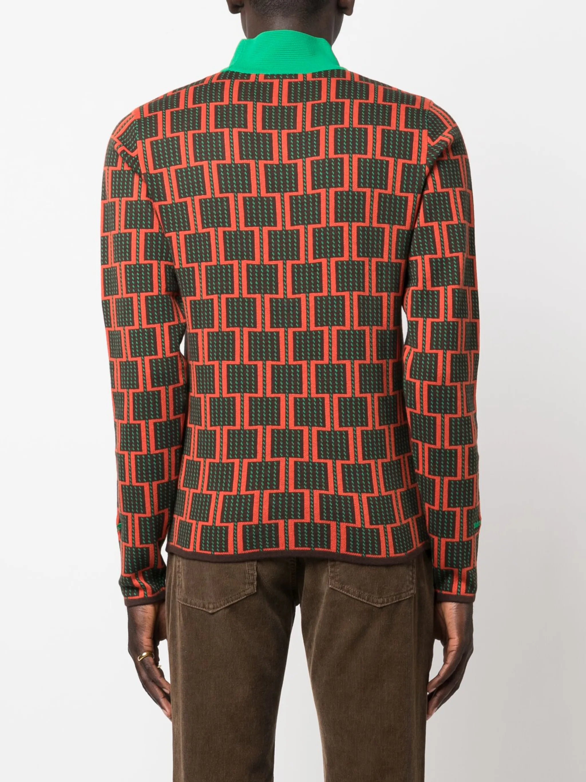 abstract-print sweatshirt