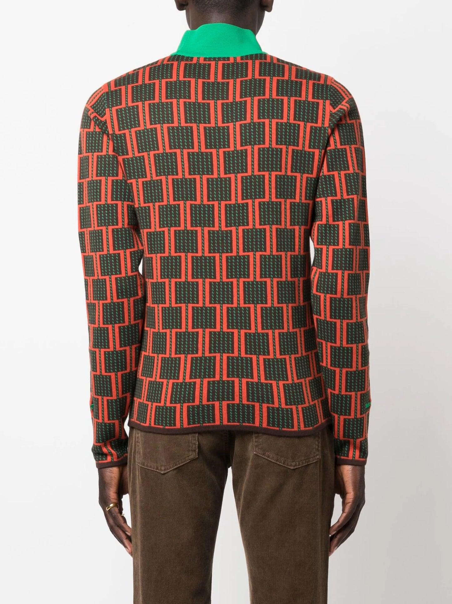 abstract-print sweatshirt