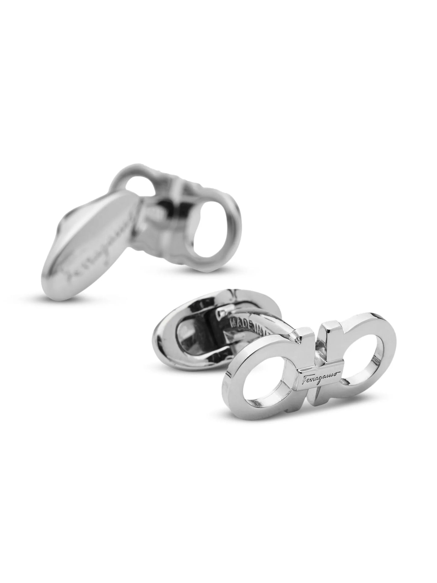 Gancini palladium cufflinks