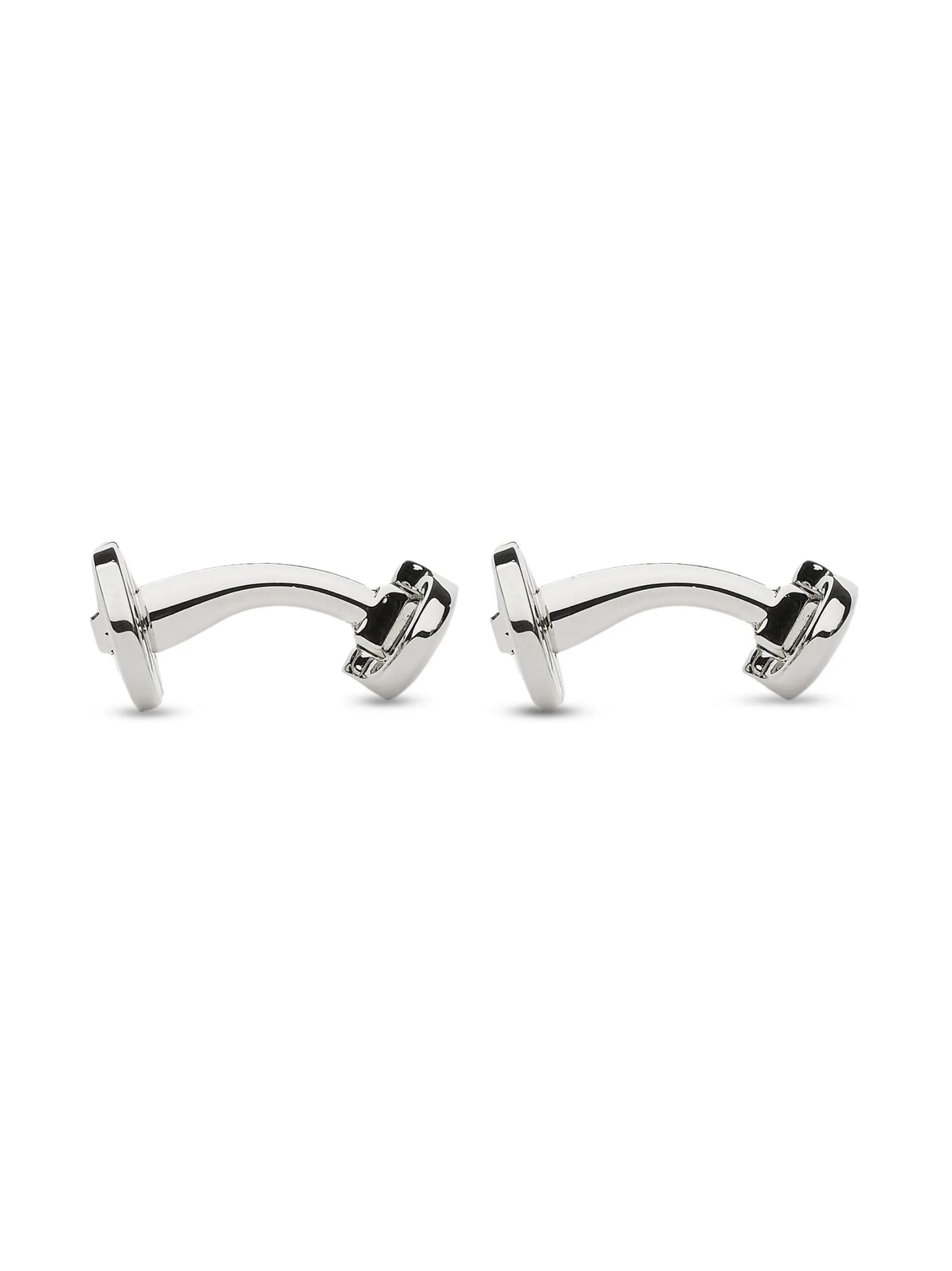 Gancini palladium cufflinks