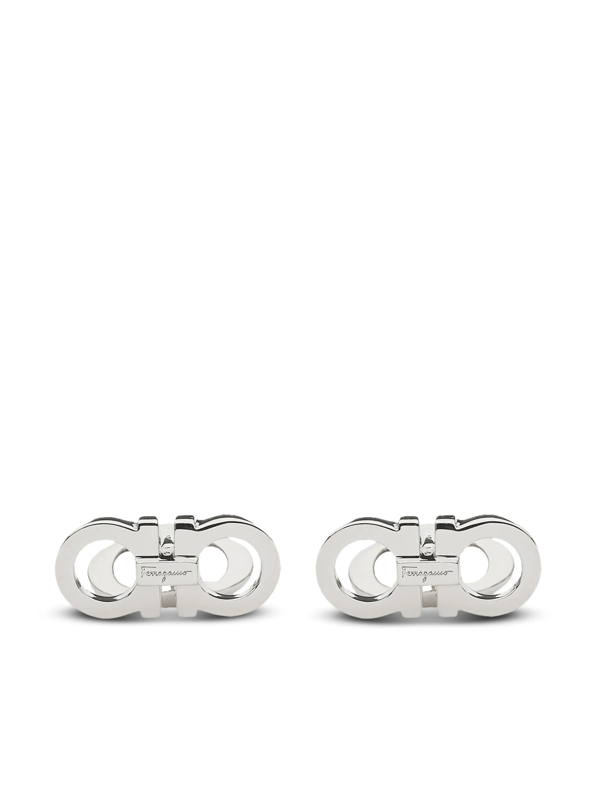 Gancini palladium cufflinks