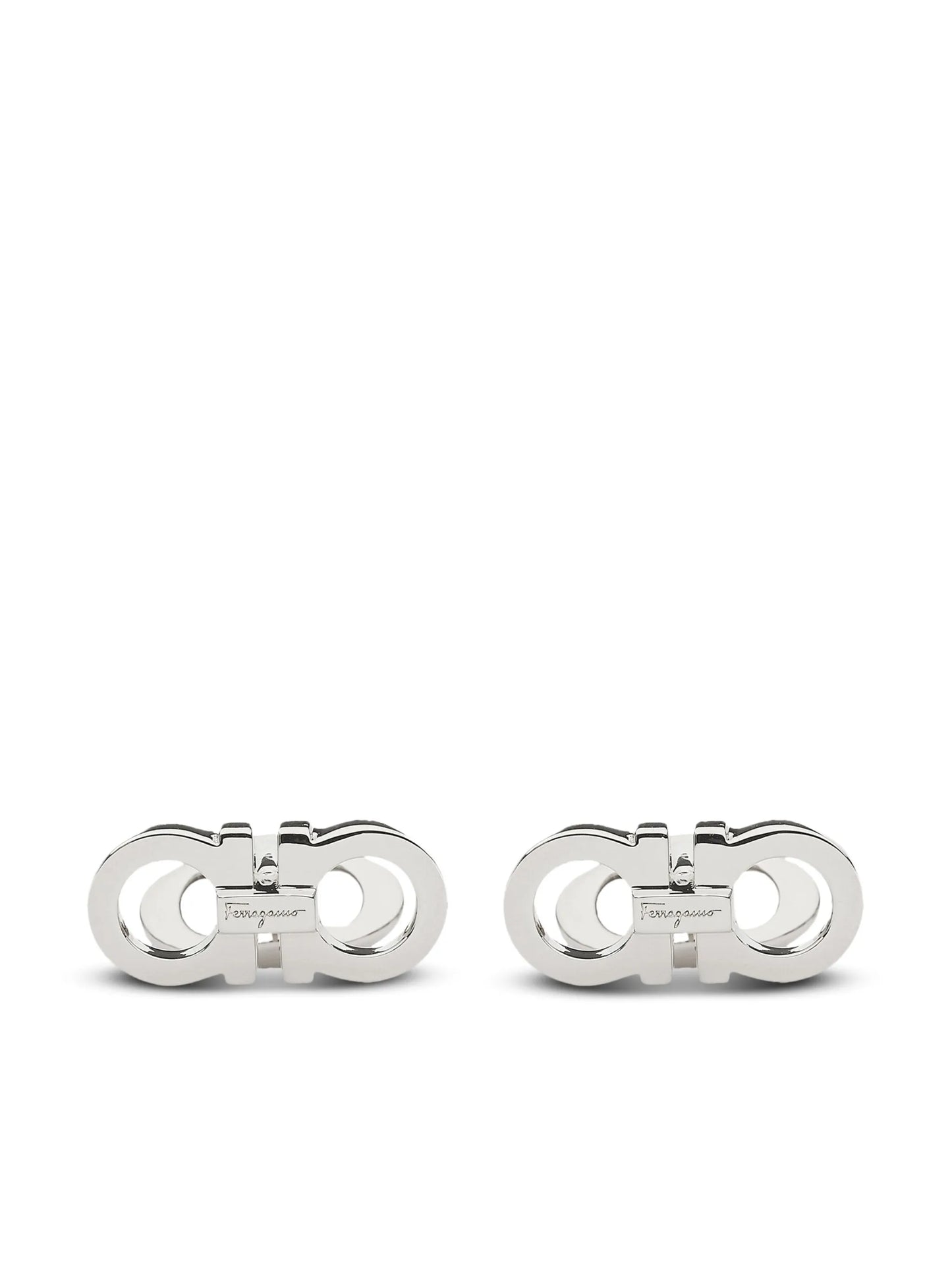 Gancini palladium cufflinks